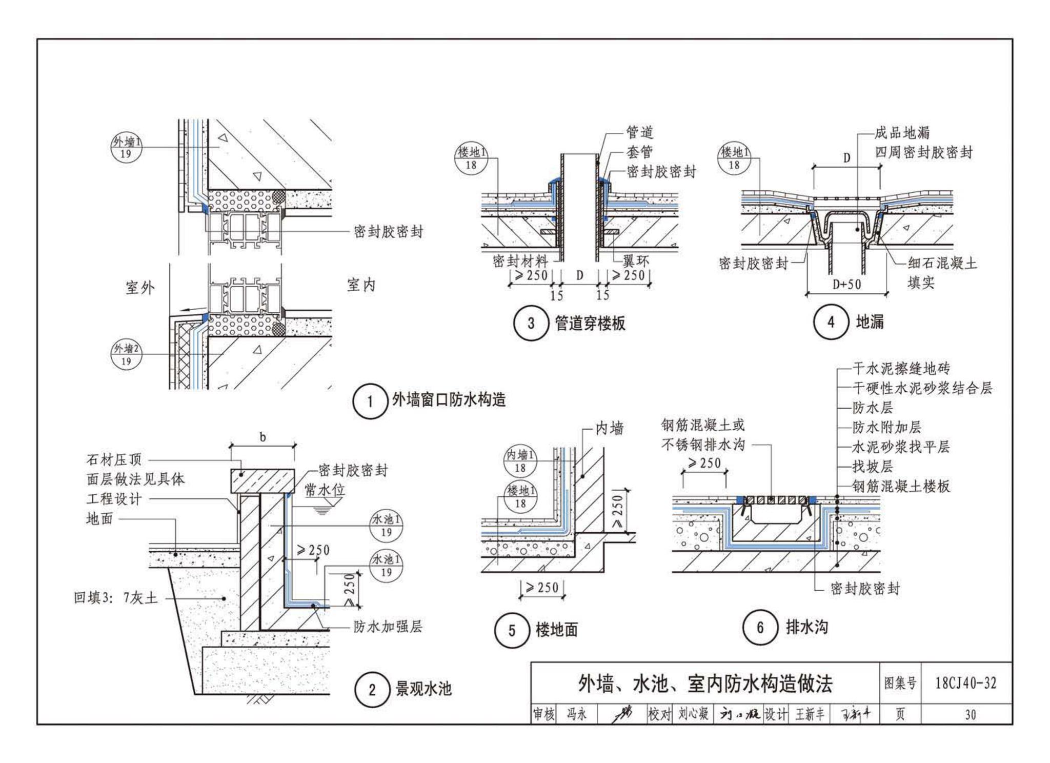 18CJ40-32--建筑防水系统构造(三十二)