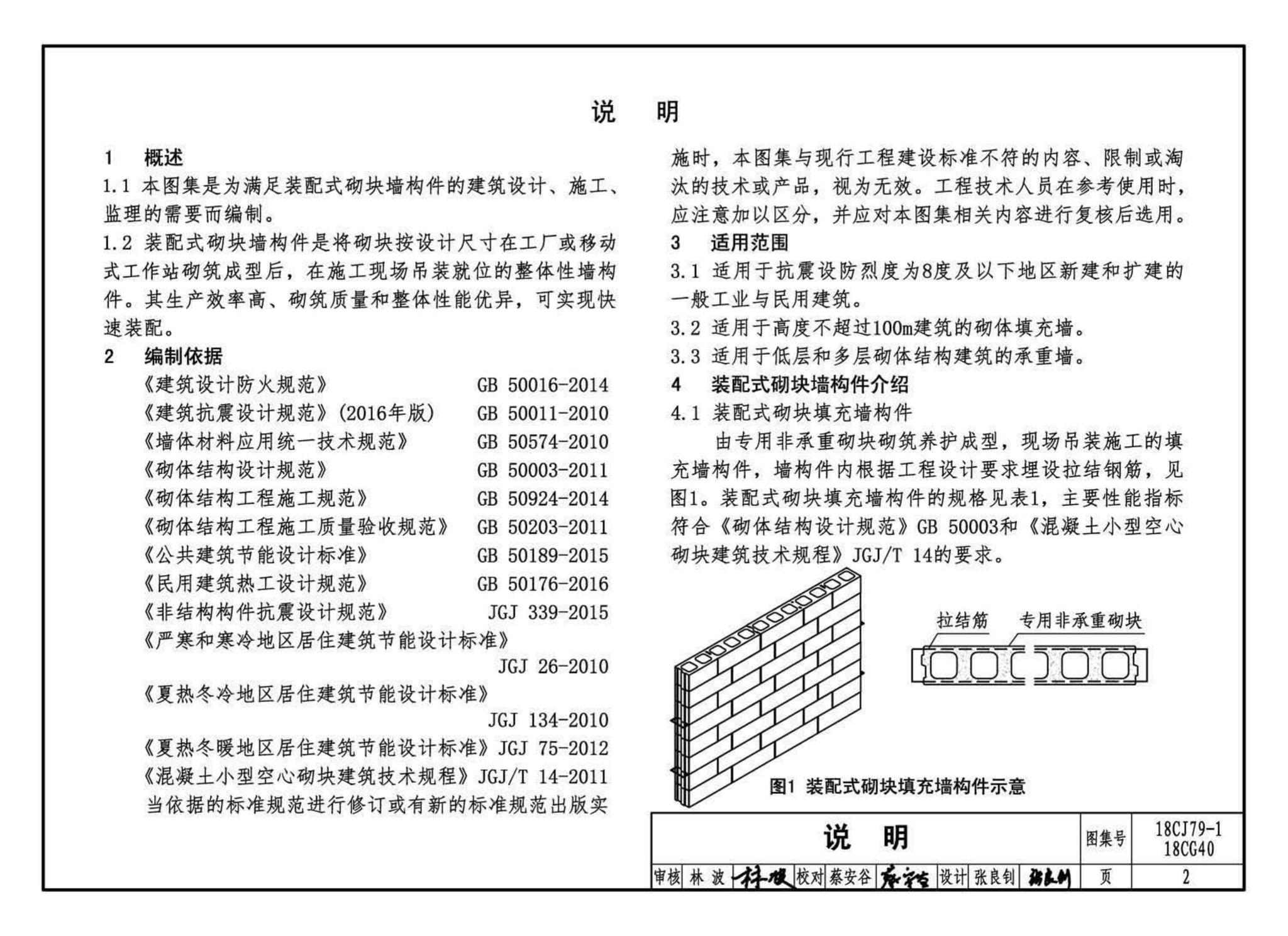 18CJ79-1、18CG40--装配式砌块墙构造(一)