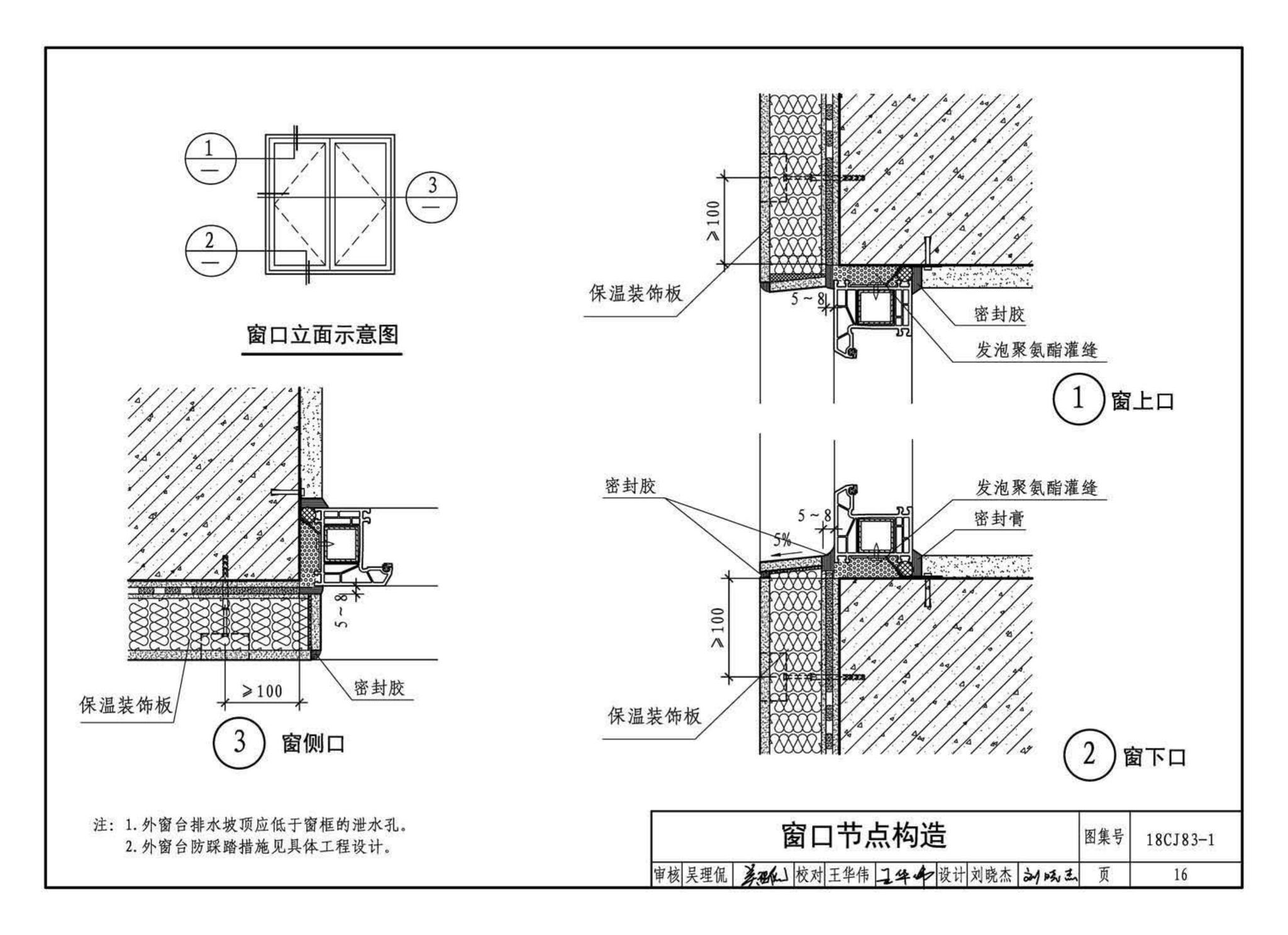 18CJ83-1--外墙外保温系统建筑构造(一)