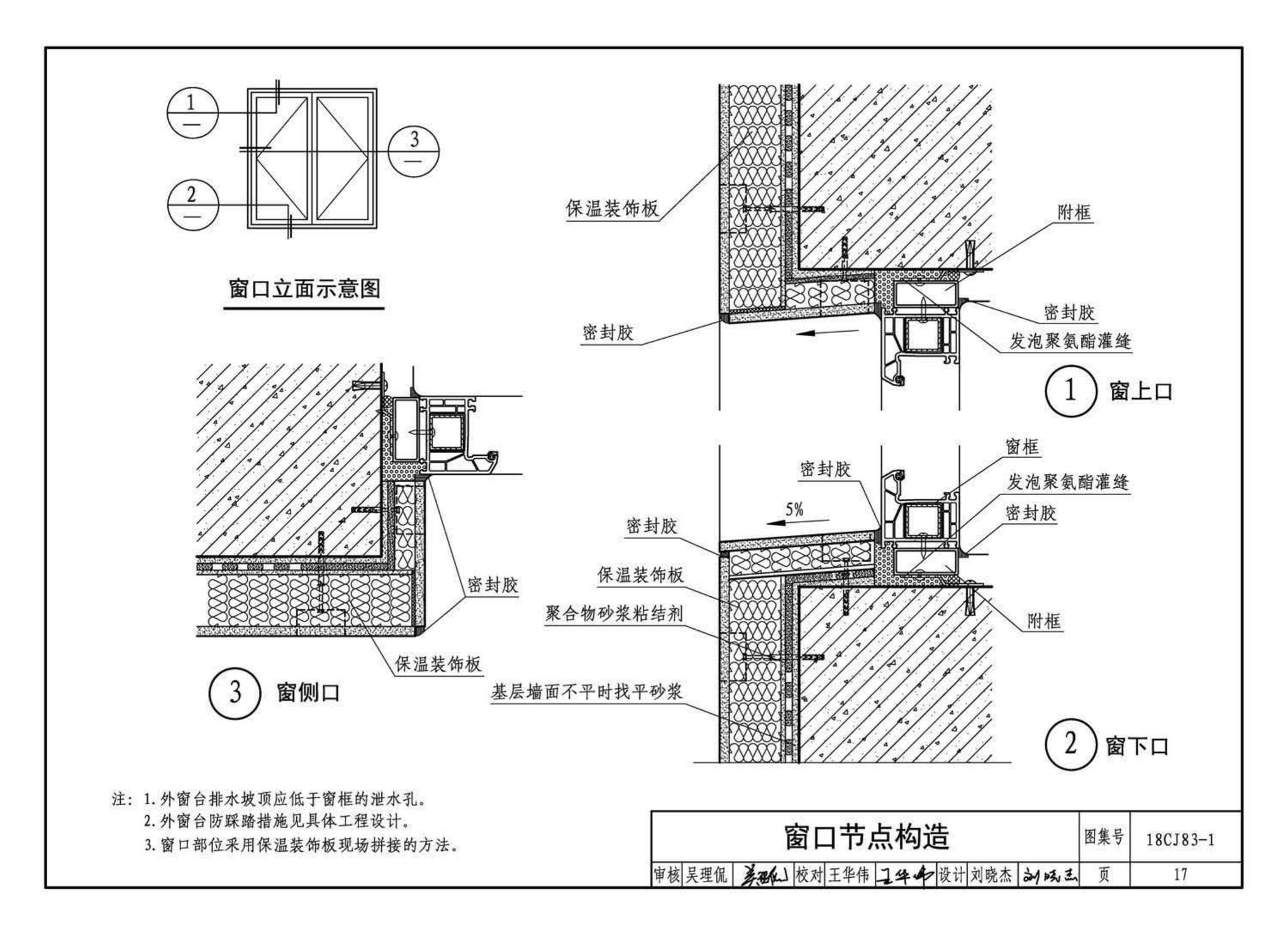 18CJ83-1--外墙外保温系统建筑构造(一)