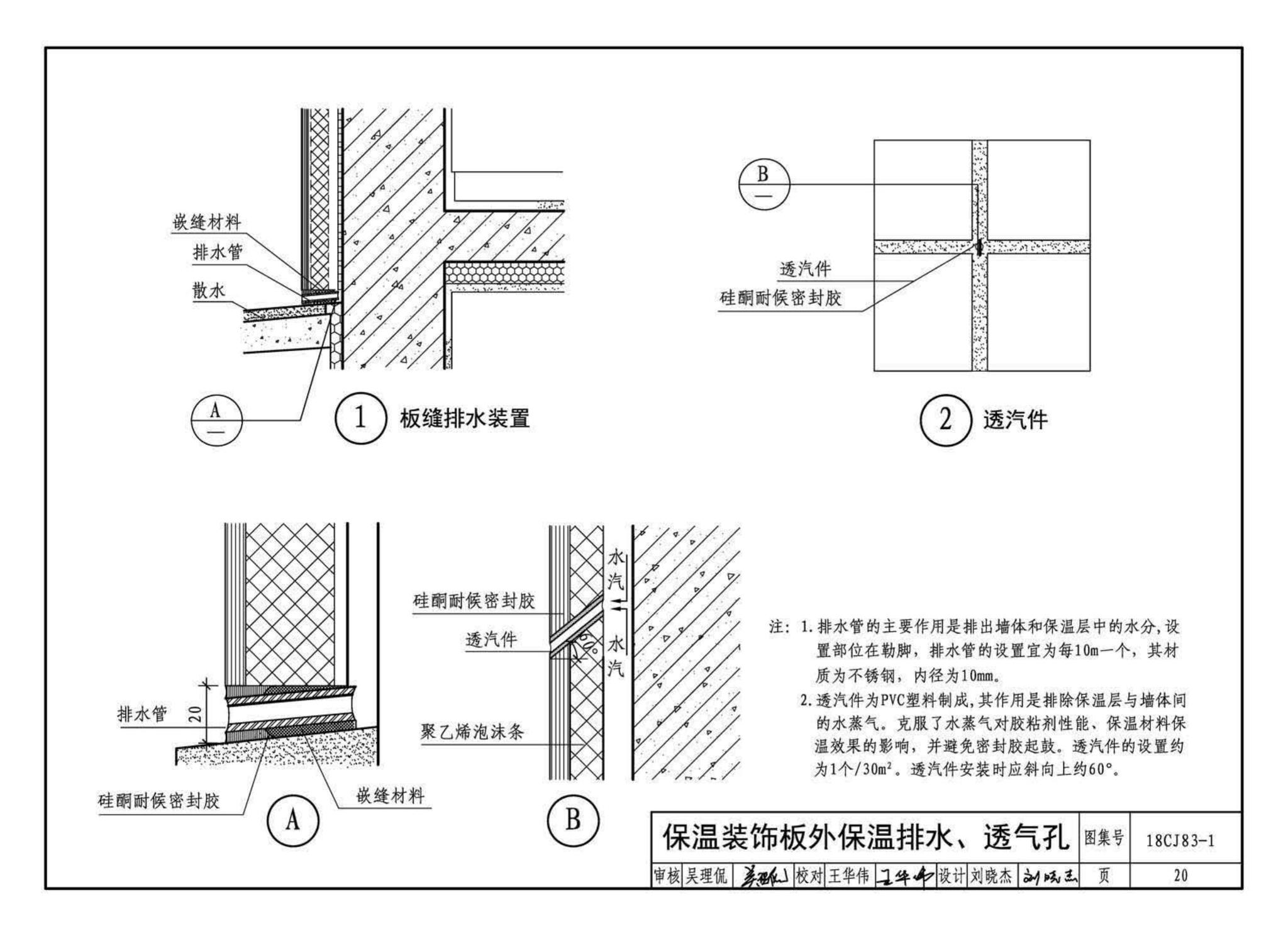 18CJ83-1--外墙外保温系统建筑构造(一)