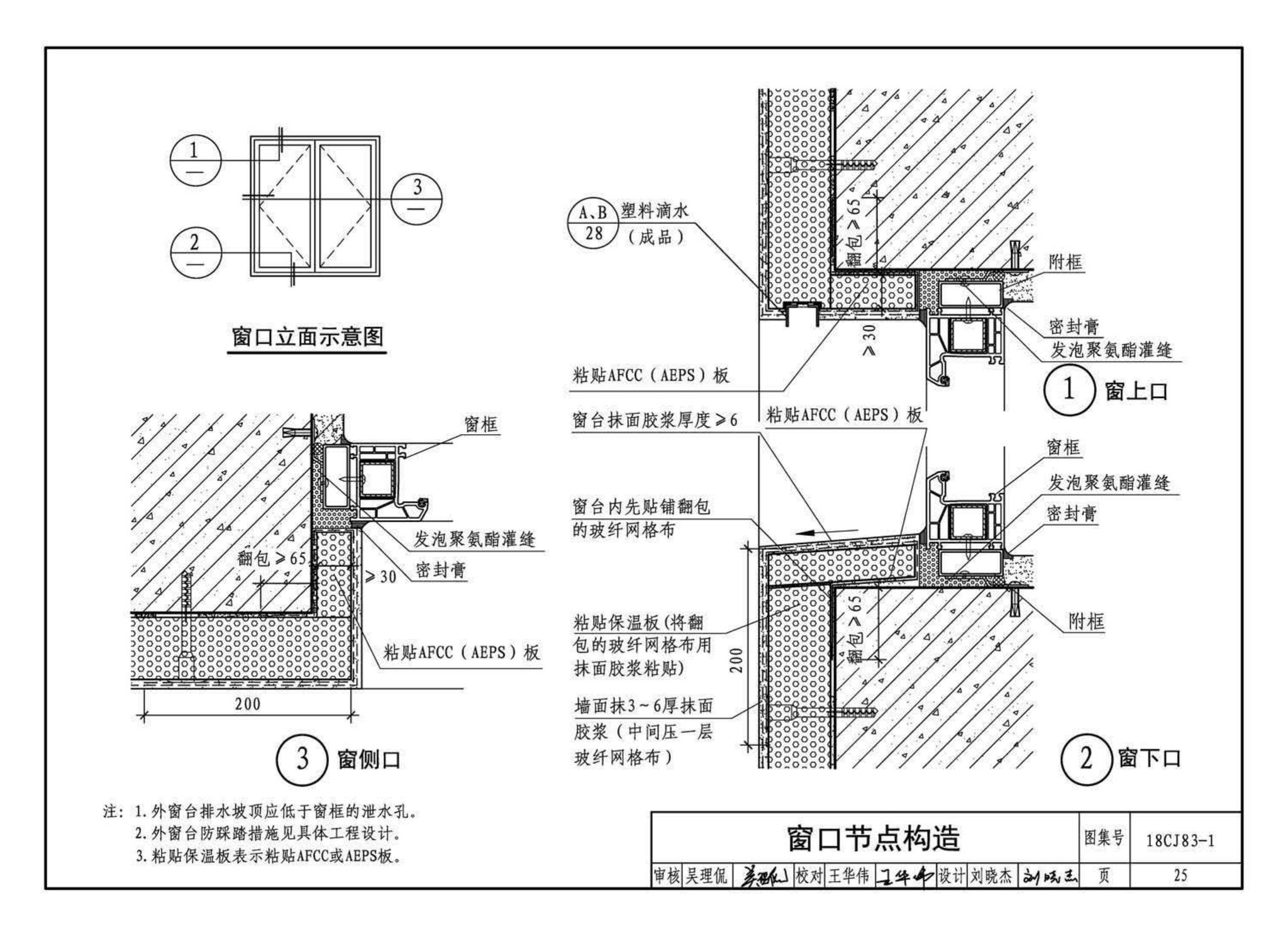 18CJ83-1--外墙外保温系统建筑构造(一)