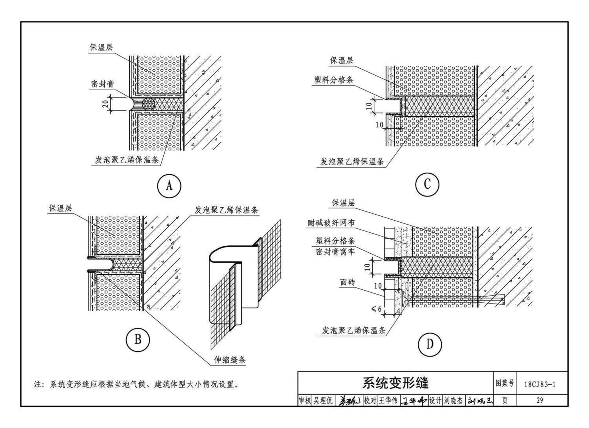 18CJ83-1--外墙外保温系统建筑构造(一)