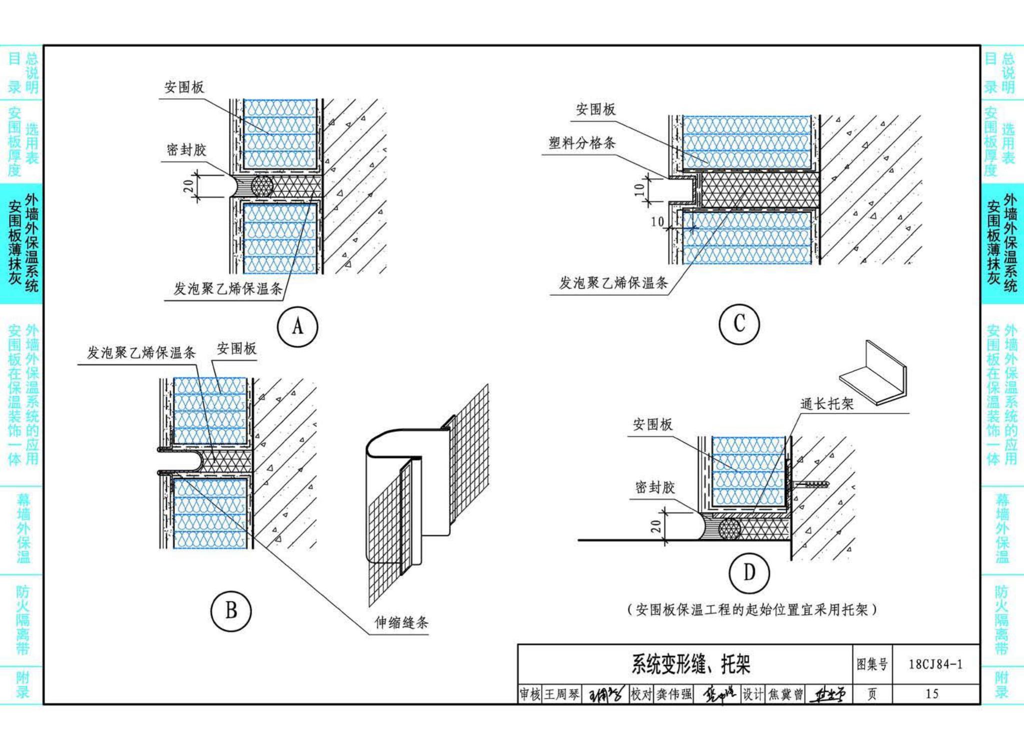 18CJ84-1--AW网织增强保温板(安围板)建筑构造