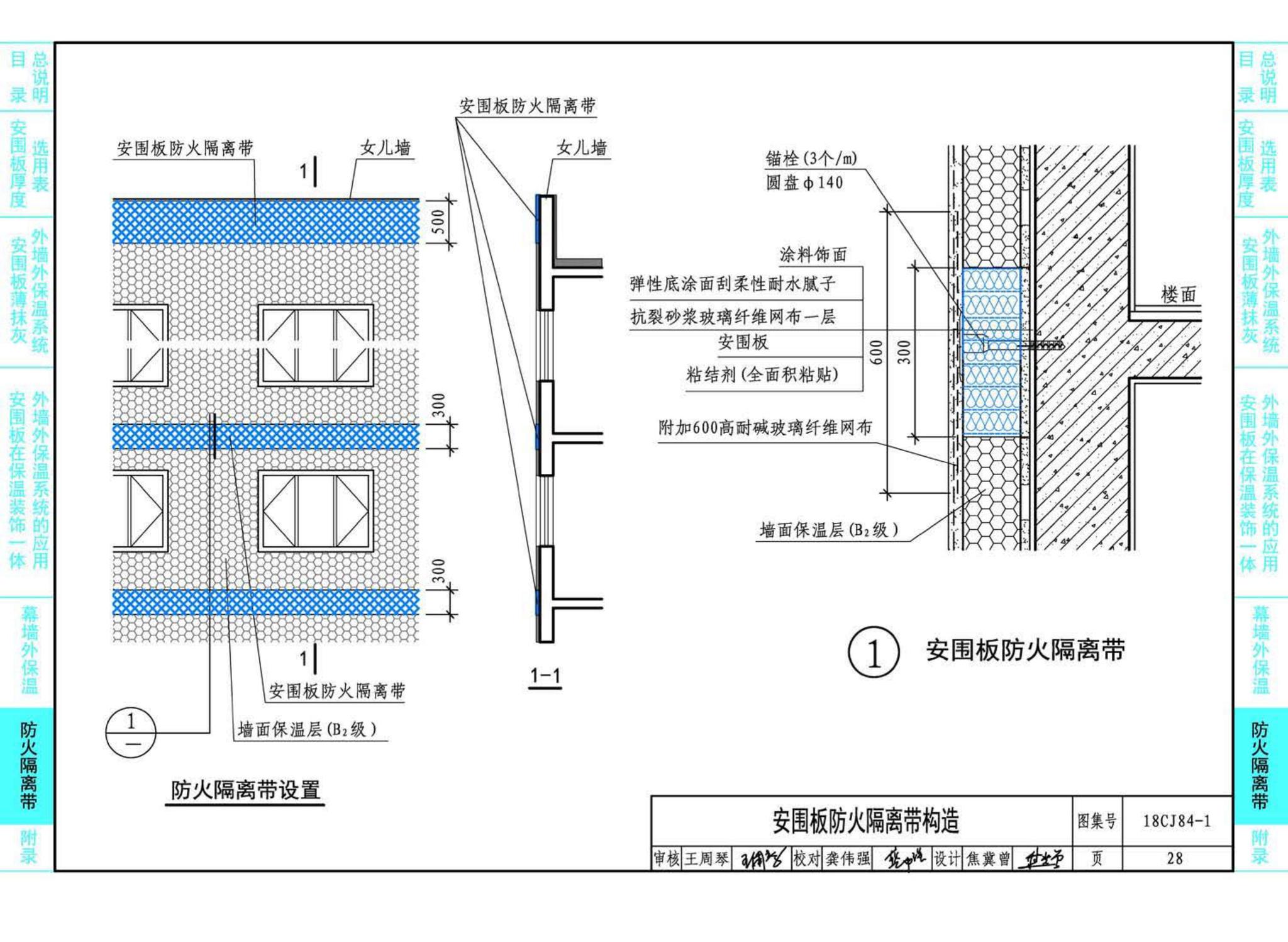 18CJ84-1--AW网织增强保温板(安围板)建筑构造