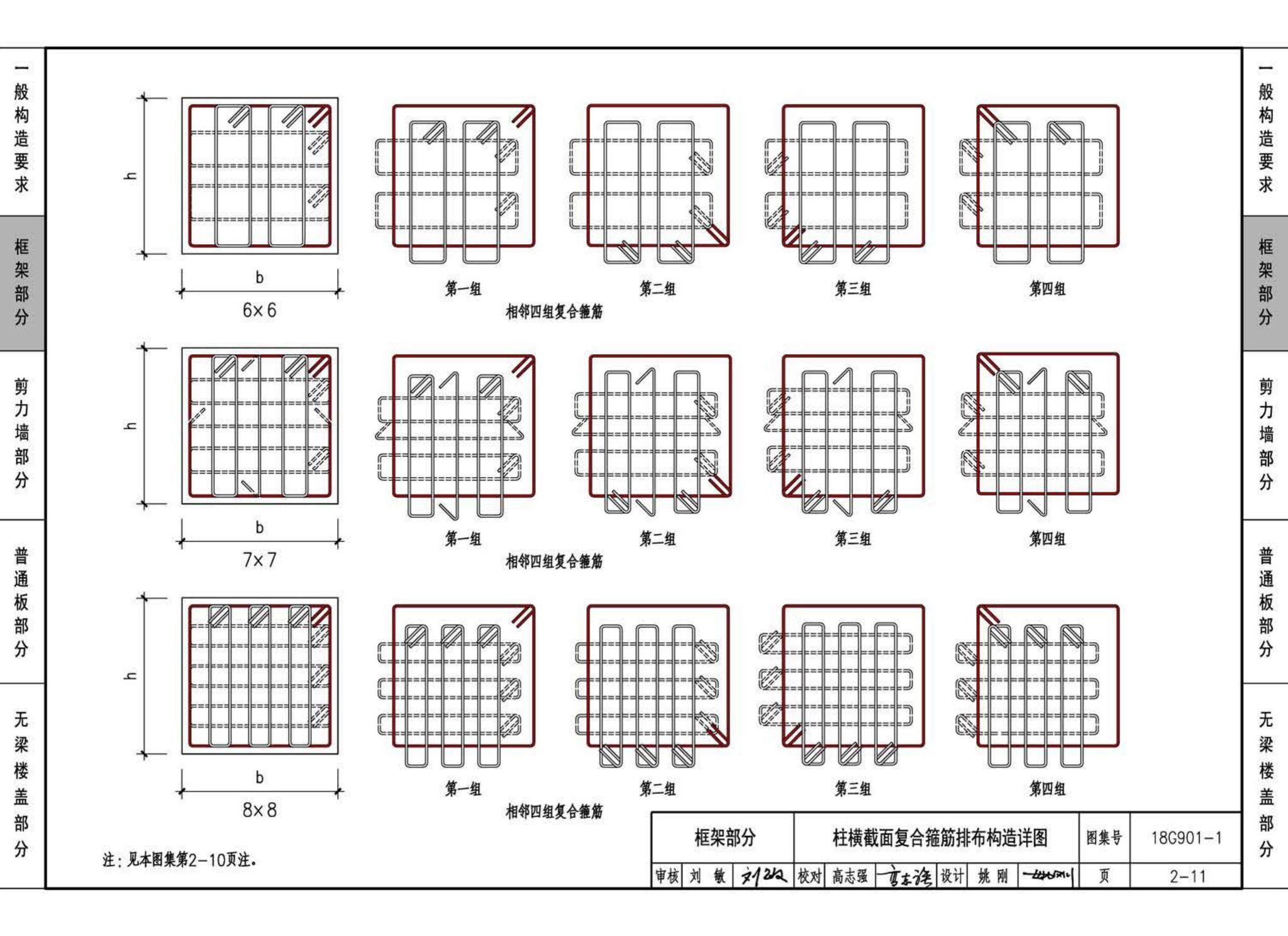 18G901-1--混凝土结构施工钢筋排布规则与构造详图（现浇混凝土框架、剪力墙、梁、板）