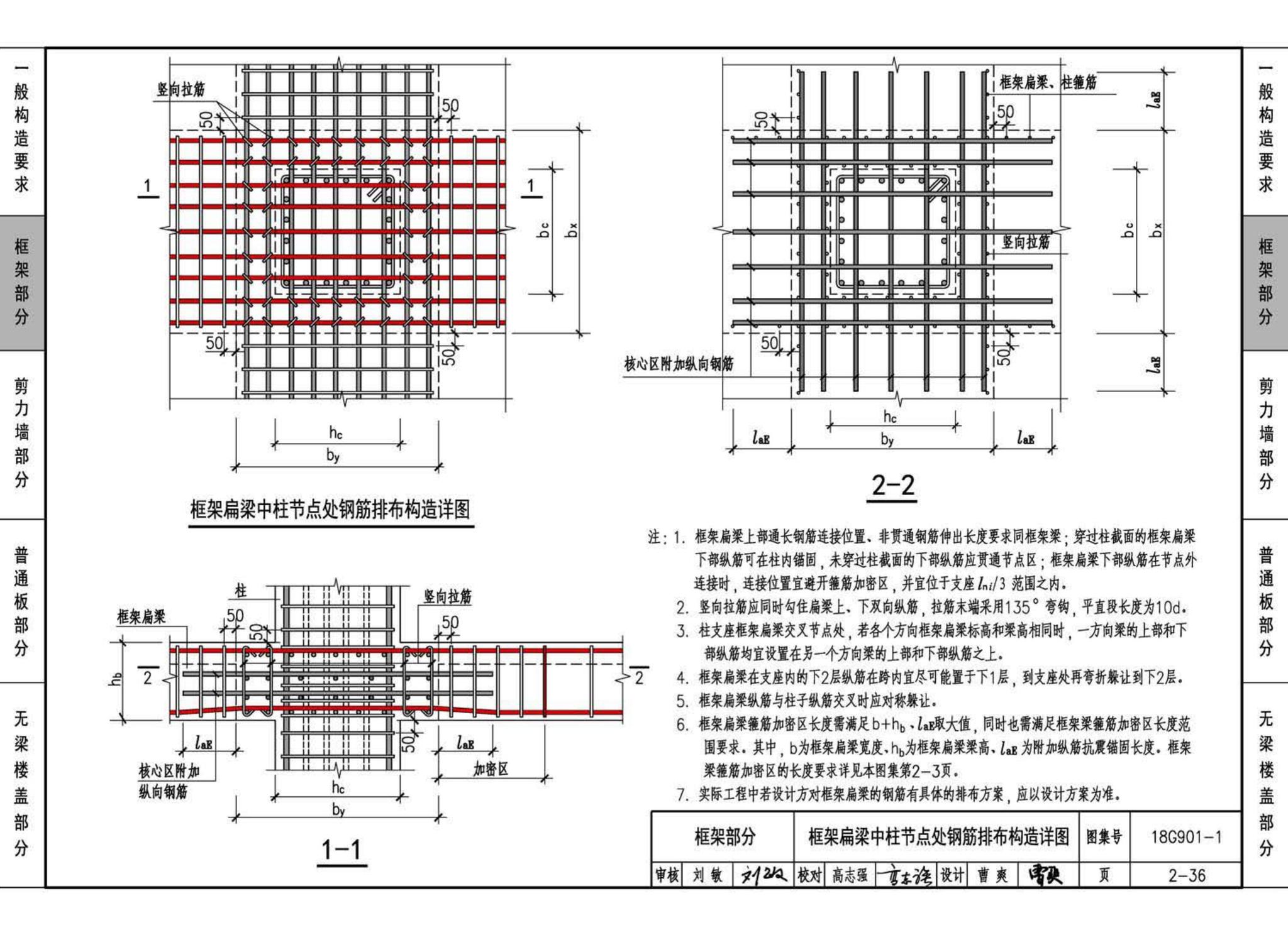18G901-1--混凝土结构施工钢筋排布规则与构造详图（现浇混凝土框架、剪力墙、梁、板）