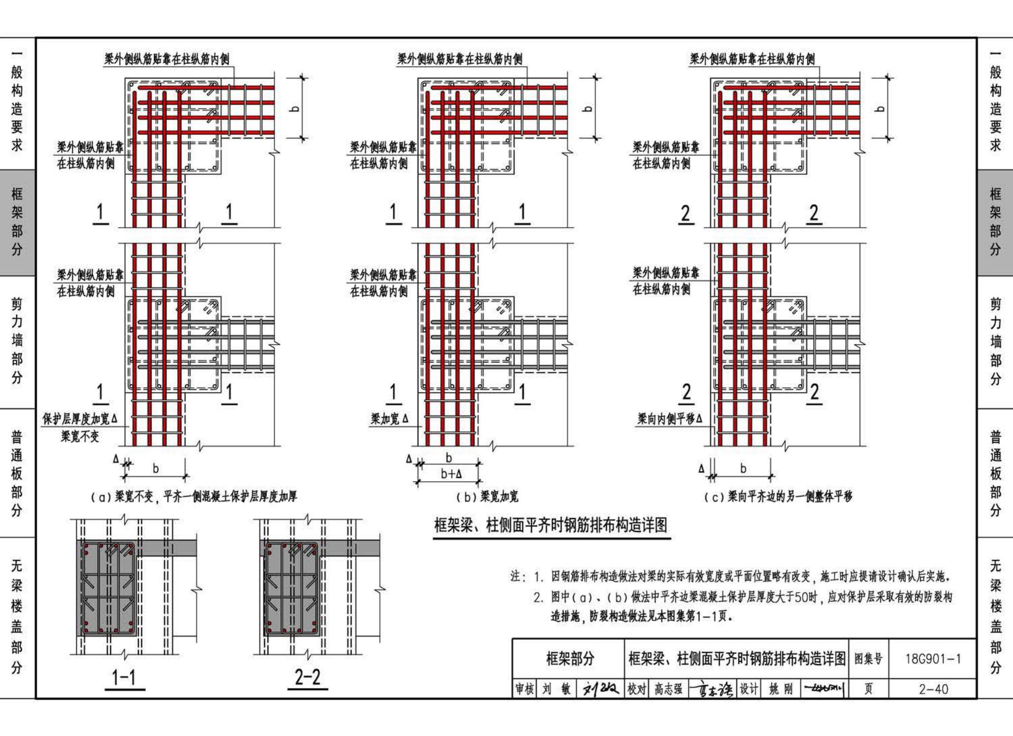 18G901-1--混凝土结构施工钢筋排布规则与构造详图（现浇混凝土框架、剪力墙、梁、板）