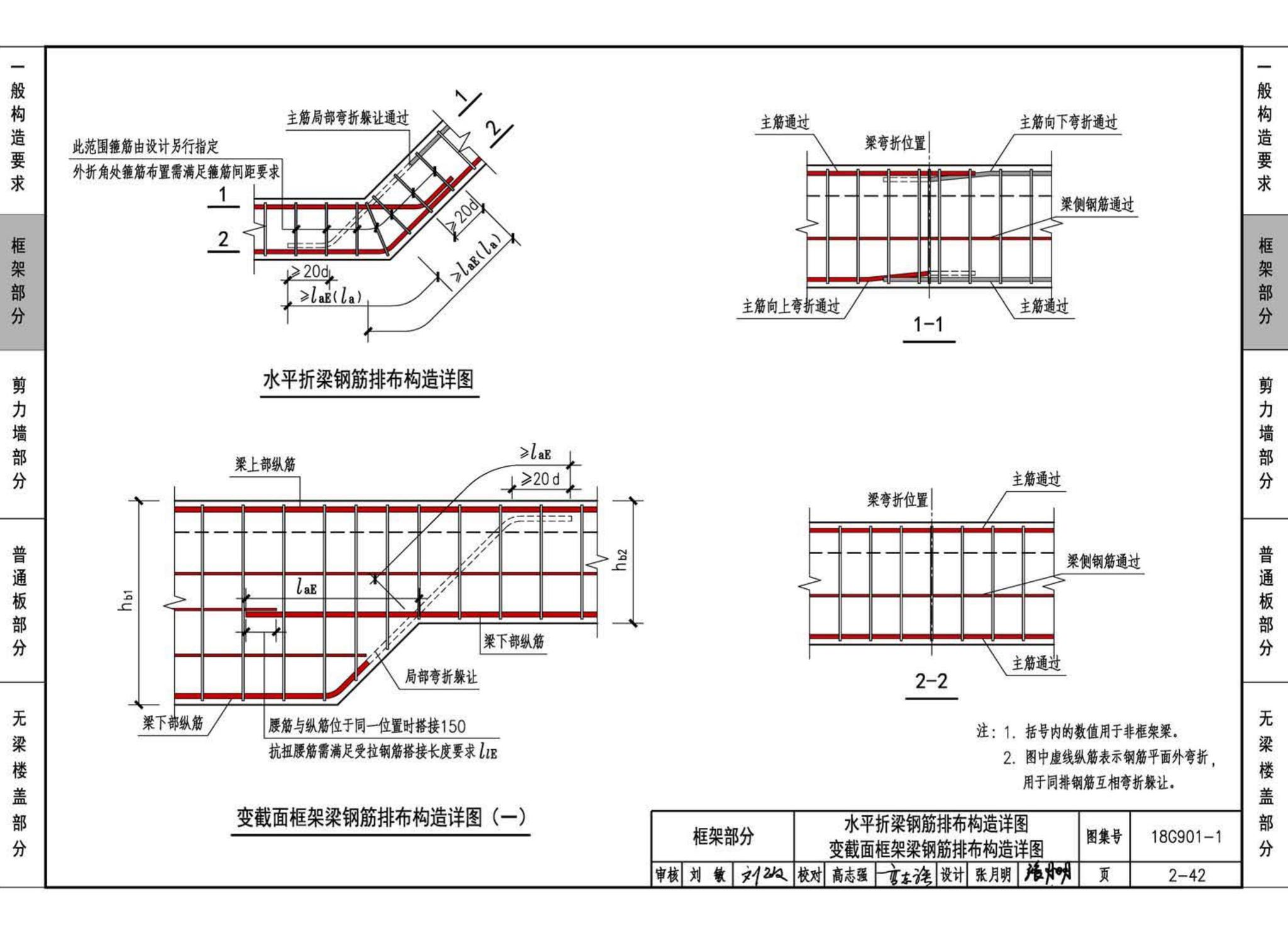 18G901-1--混凝土结构施工钢筋排布规则与构造详图（现浇混凝土框架、剪力墙、梁、板）
