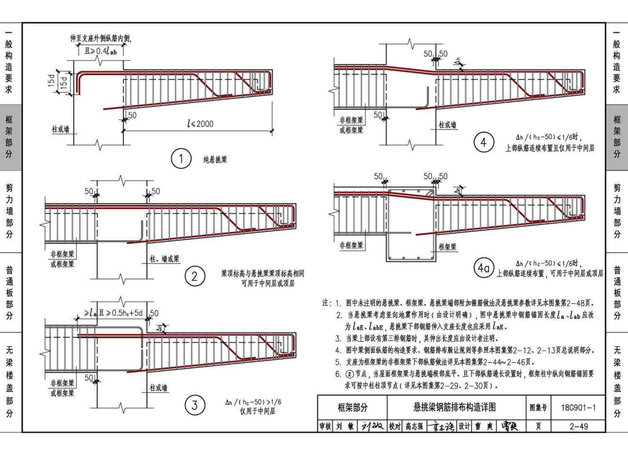 18G901-1--混凝土结构施工钢筋排布规则与构造详图（现浇混凝土框架、剪力墙、梁、板）