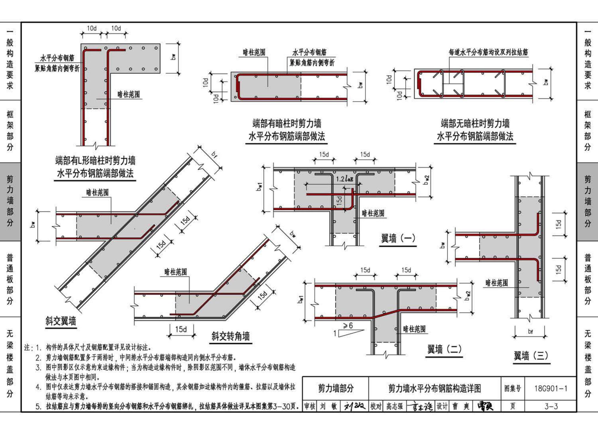 18G901-1--混凝土结构施工钢筋排布规则与构造详图（现浇混凝土框架、剪力墙、梁、板）