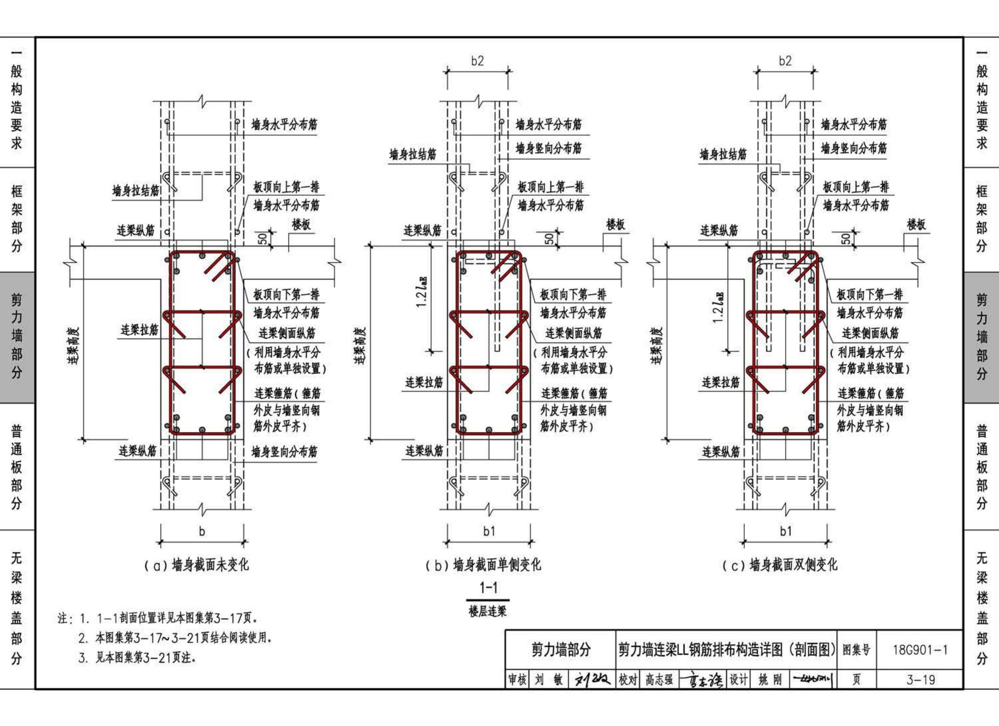 18G901-1--混凝土结构施工钢筋排布规则与构造详图（现浇混凝土框架、剪力墙、梁、板）