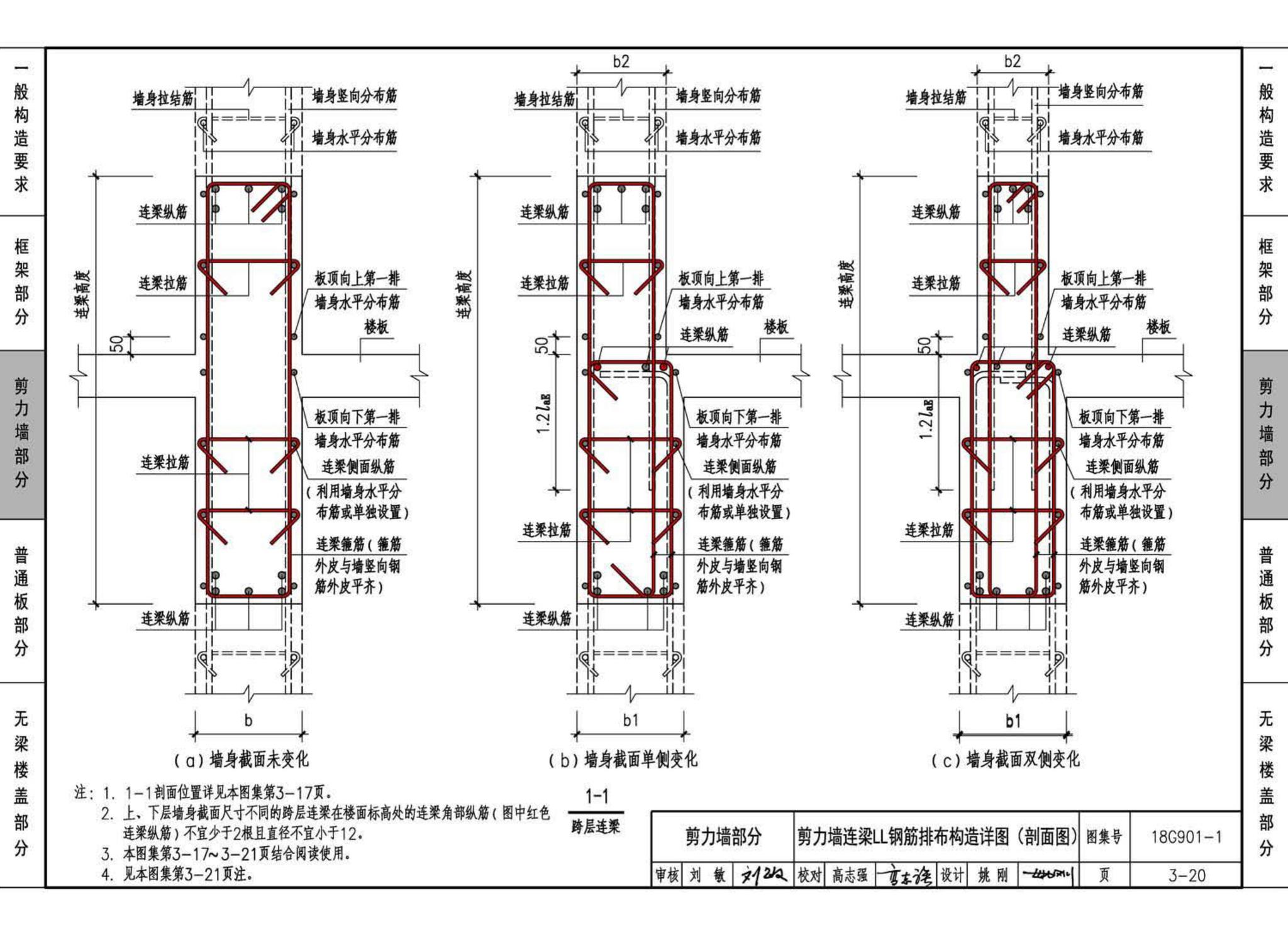 18G901-1--混凝土结构施工钢筋排布规则与构造详图（现浇混凝土框架、剪力墙、梁、板）