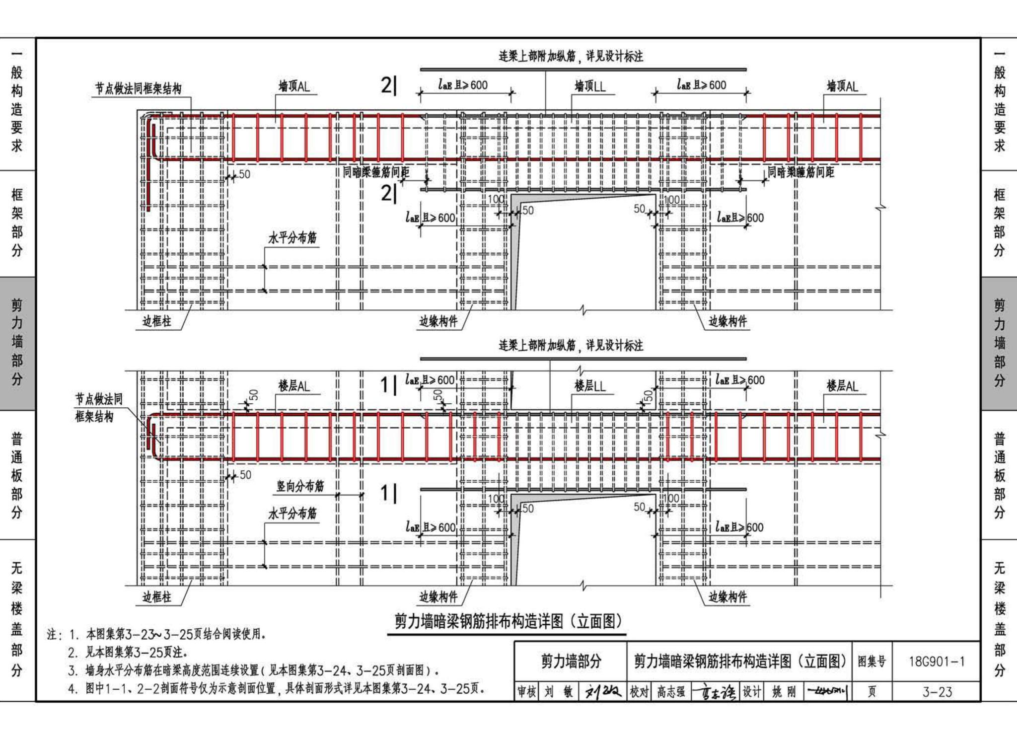18G901-1--混凝土结构施工钢筋排布规则与构造详图（现浇混凝土框架、剪力墙、梁、板）
