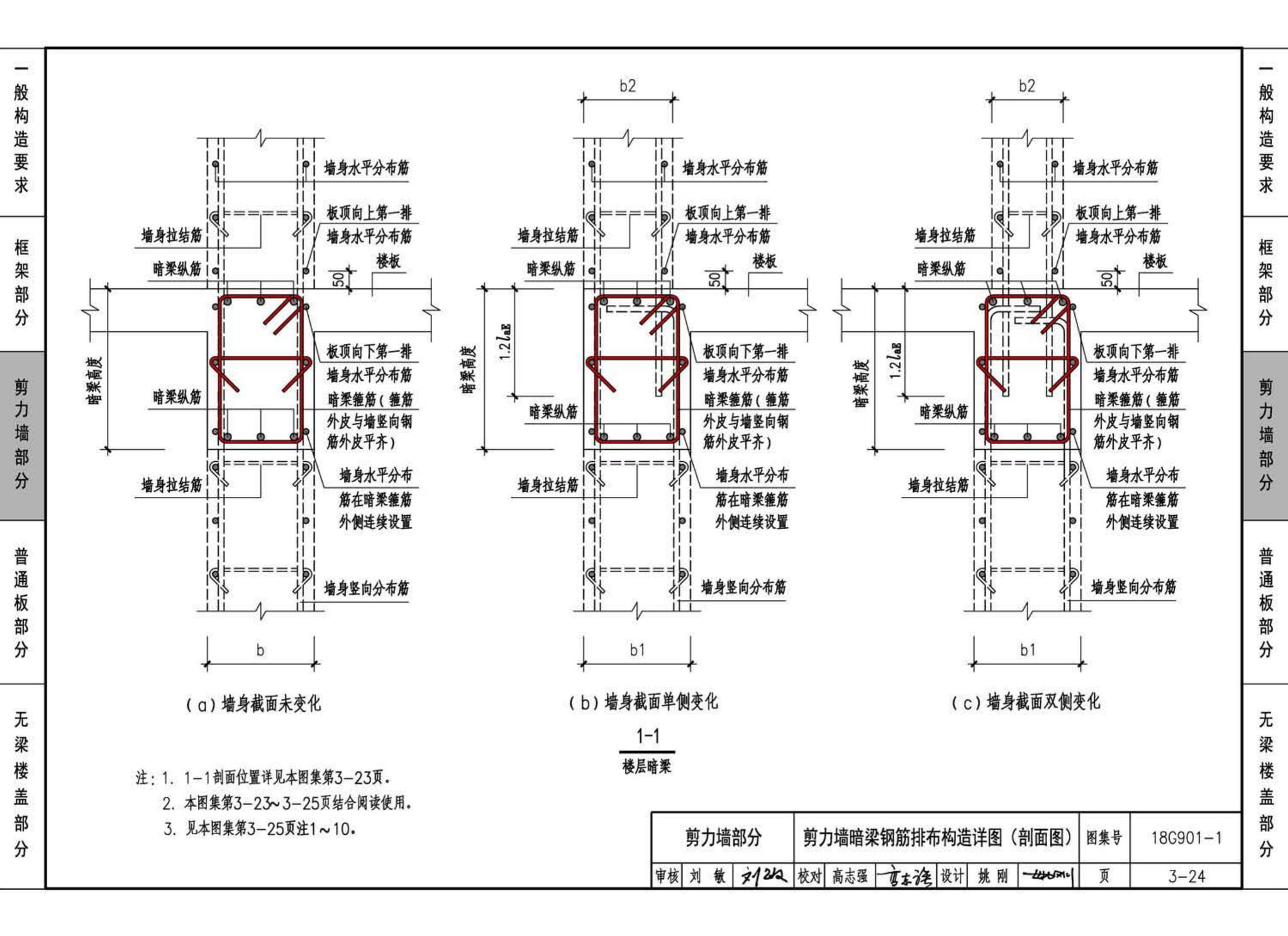 18G901-1--混凝土结构施工钢筋排布规则与构造详图（现浇混凝土框架、剪力墙、梁、板）