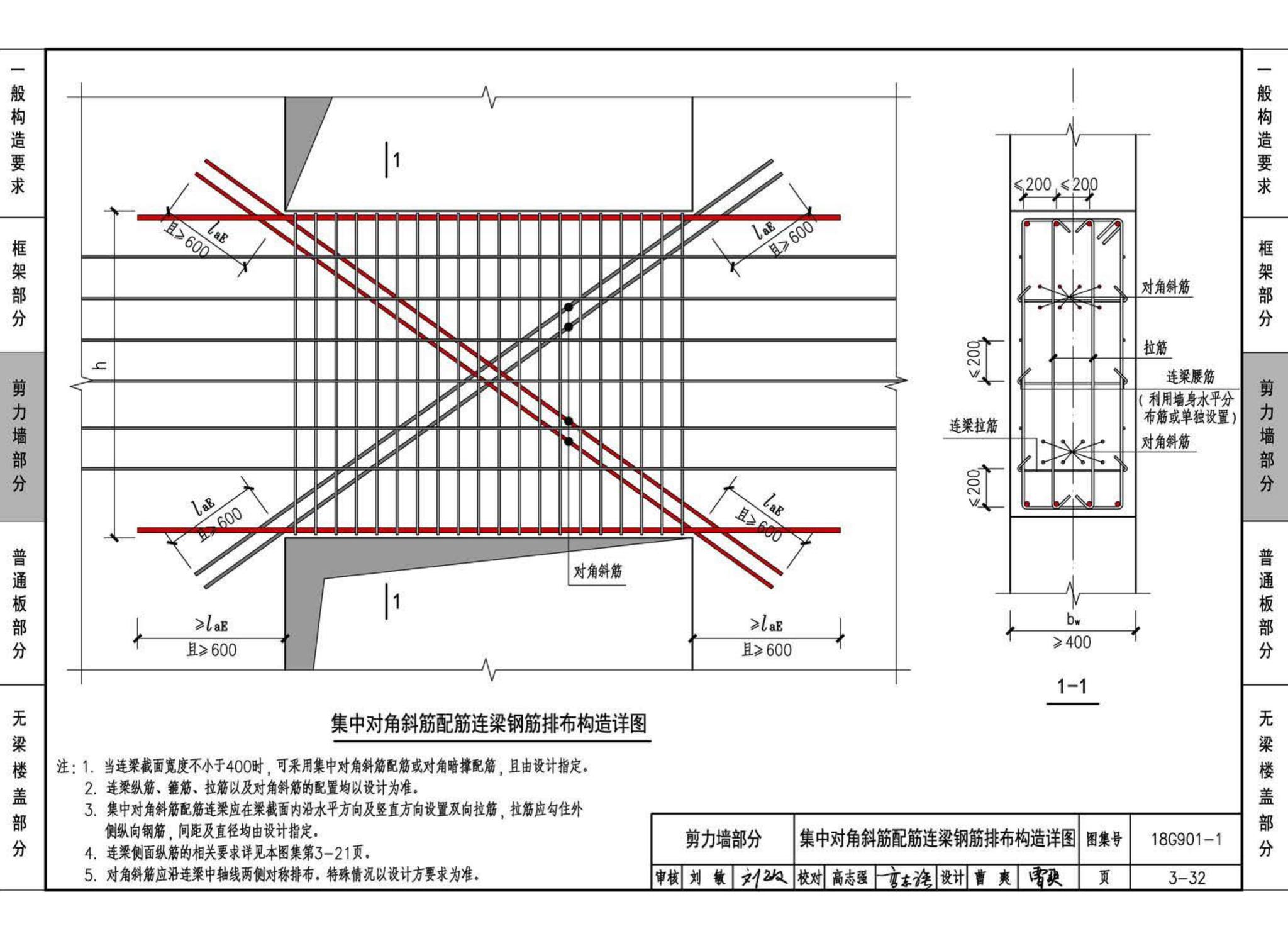 18G901-1--混凝土结构施工钢筋排布规则与构造详图（现浇混凝土框架、剪力墙、梁、板）