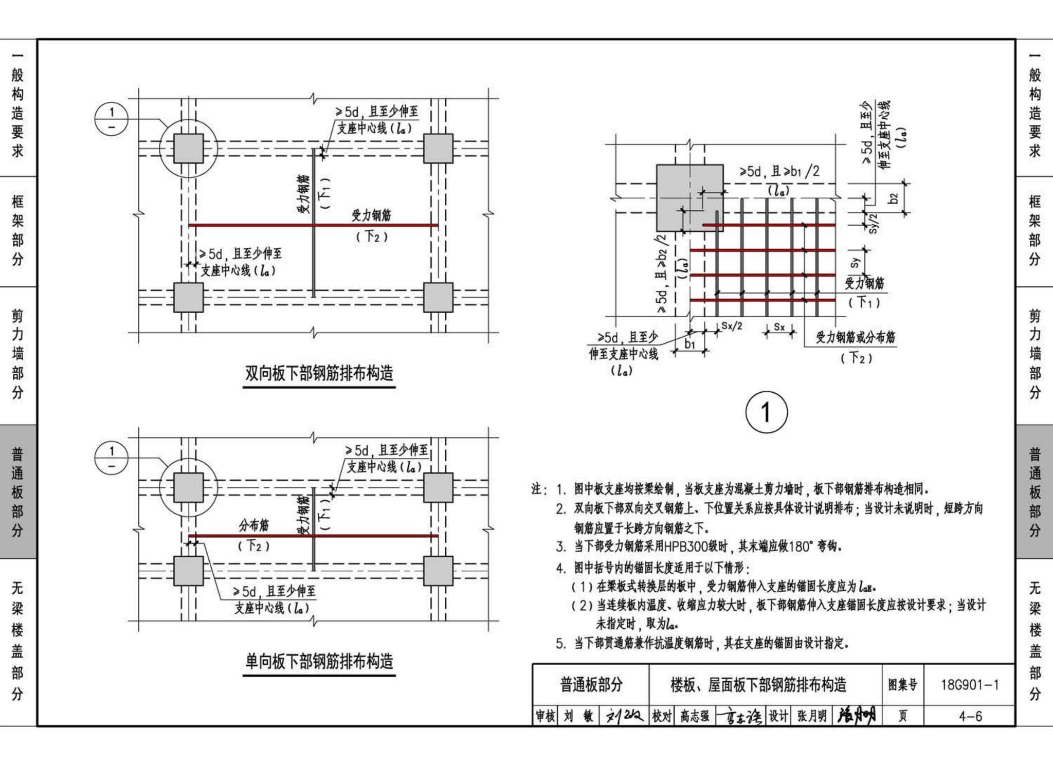 18G901-1--混凝土结构施工钢筋排布规则与构造详图（现浇混凝土框架、剪力墙、梁、板）