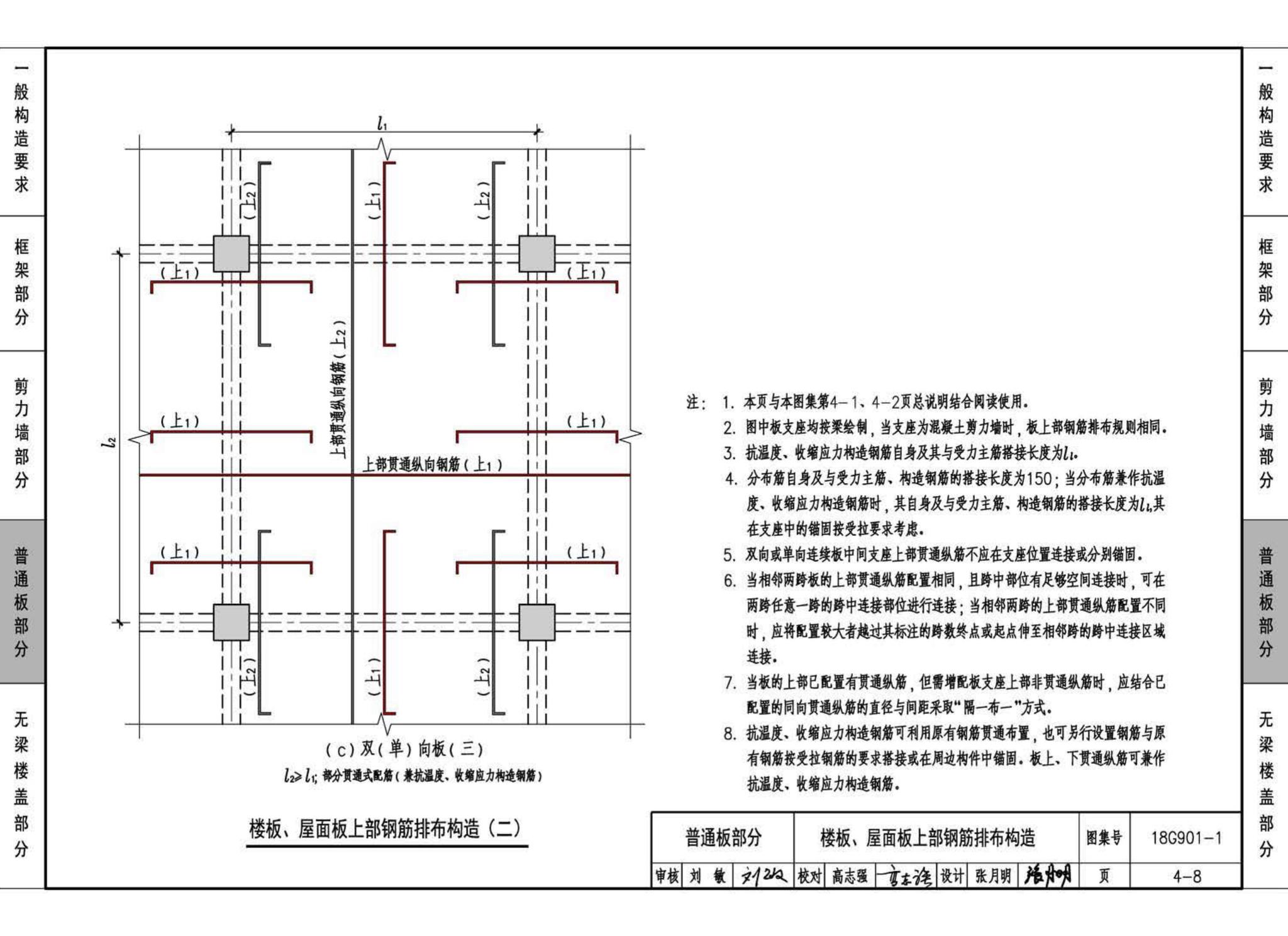 18G901-1--混凝土结构施工钢筋排布规则与构造详图（现浇混凝土框架、剪力墙、梁、板）