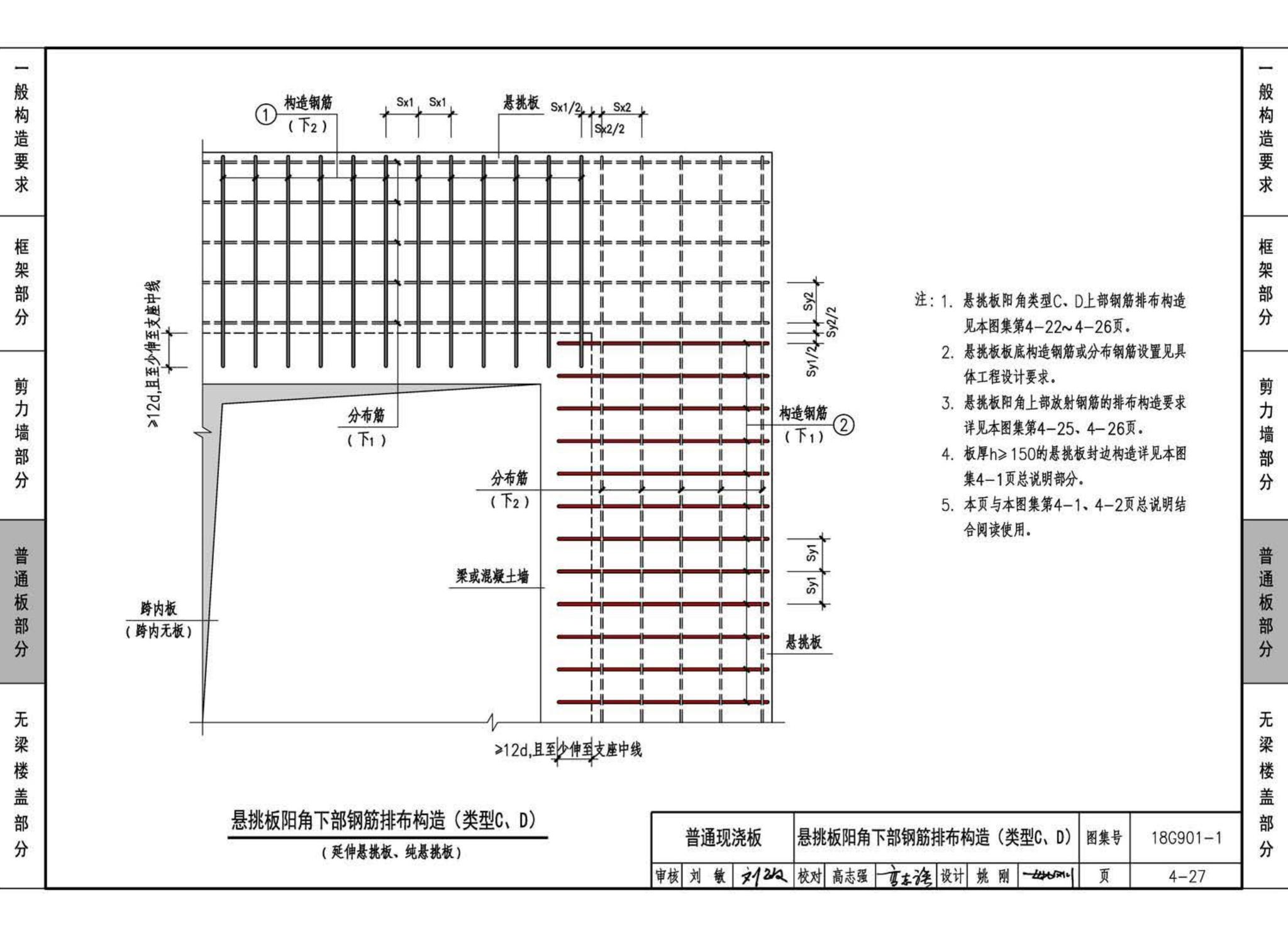 18G901-1--混凝土结构施工钢筋排布规则与构造详图（现浇混凝土框架、剪力墙、梁、板）