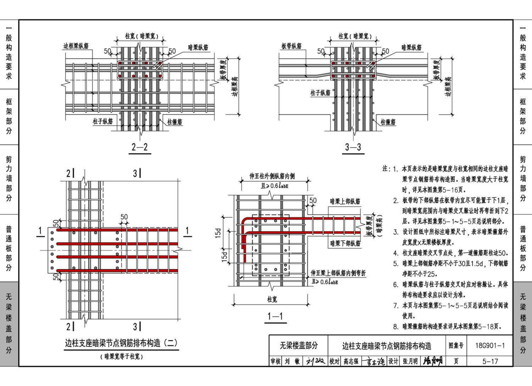 18G901-1--混凝土结构施工钢筋排布规则与构造详图（现浇混凝土框架、剪力墙、梁、板）