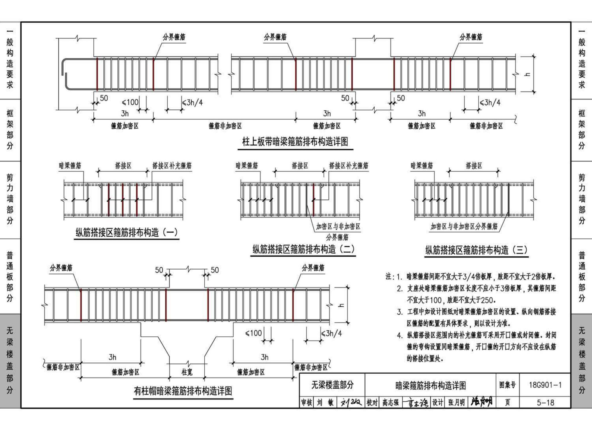 18G901-1--混凝土结构施工钢筋排布规则与构造详图（现浇混凝土框架、剪力墙、梁、板）