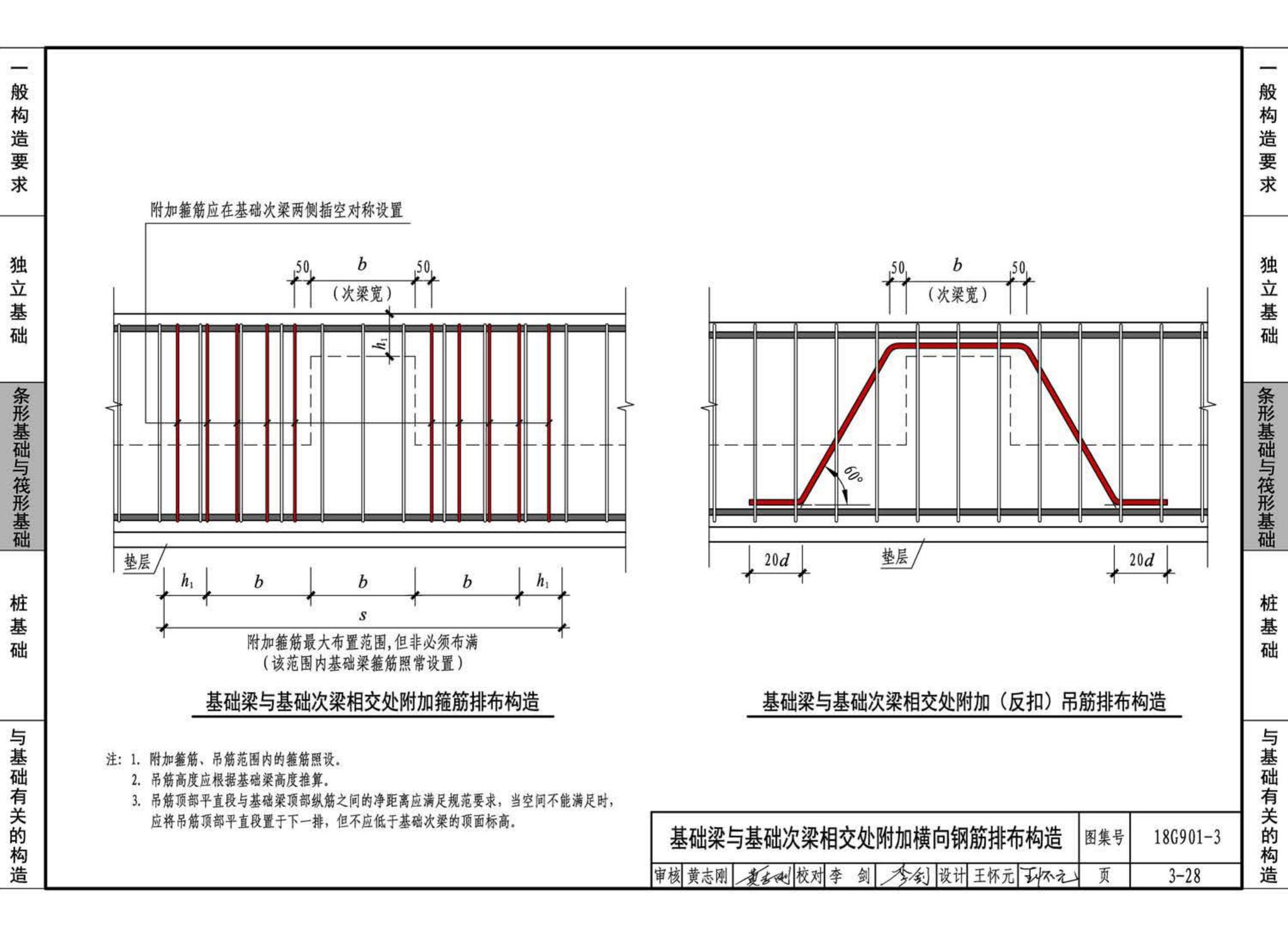 18G901-3--混凝土结构施工钢筋排布规则与构造详图（独立基础、条形基础、筏形基础、桩基础）