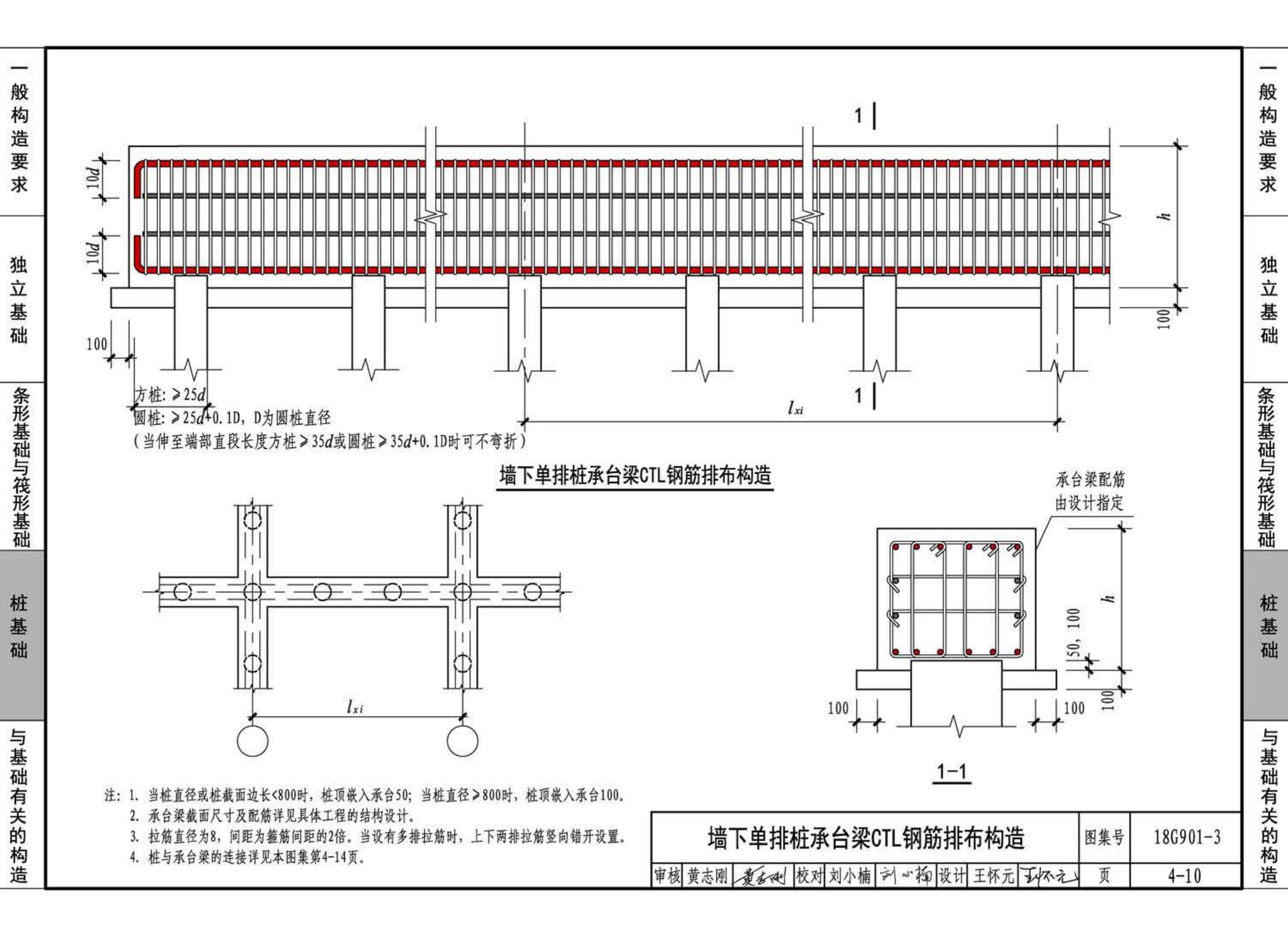 18G901-3--混凝土结构施工钢筋排布规则与构造详图（独立基础、条形基础、筏形基础、桩基础）