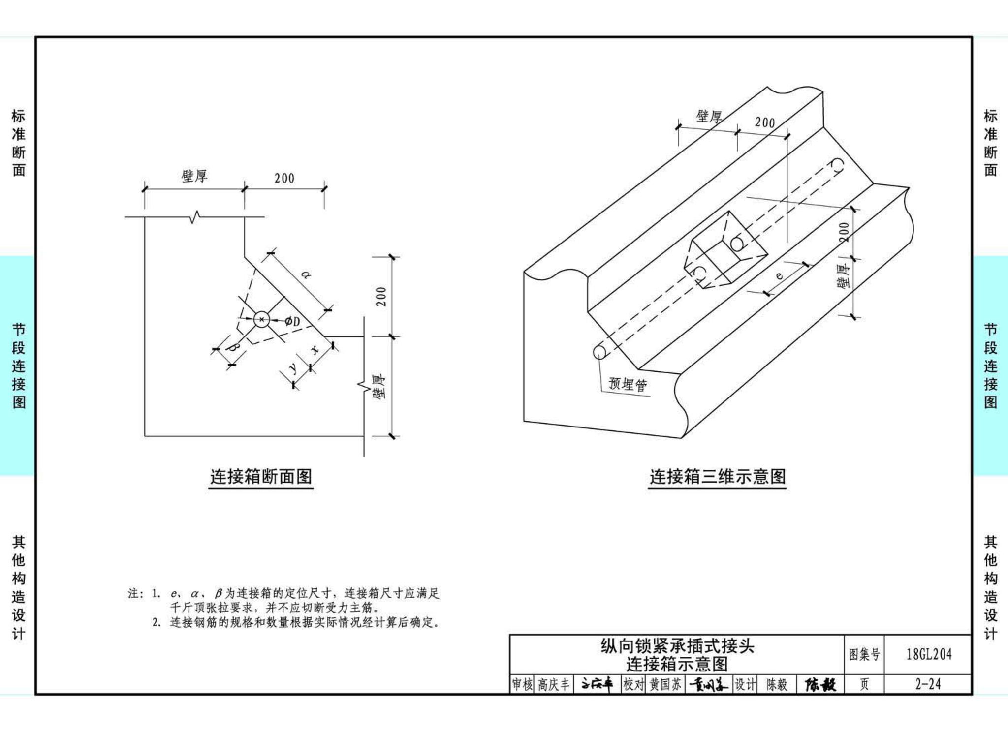 18GL204--预制混凝土综合管廊