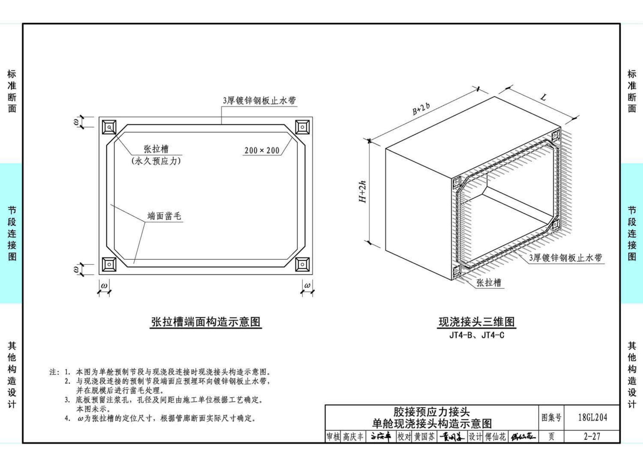 18GL204--预制混凝土综合管廊