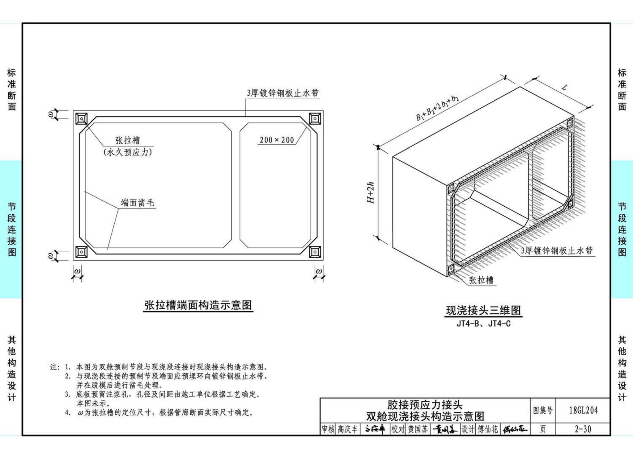 18GL204--预制混凝土综合管廊