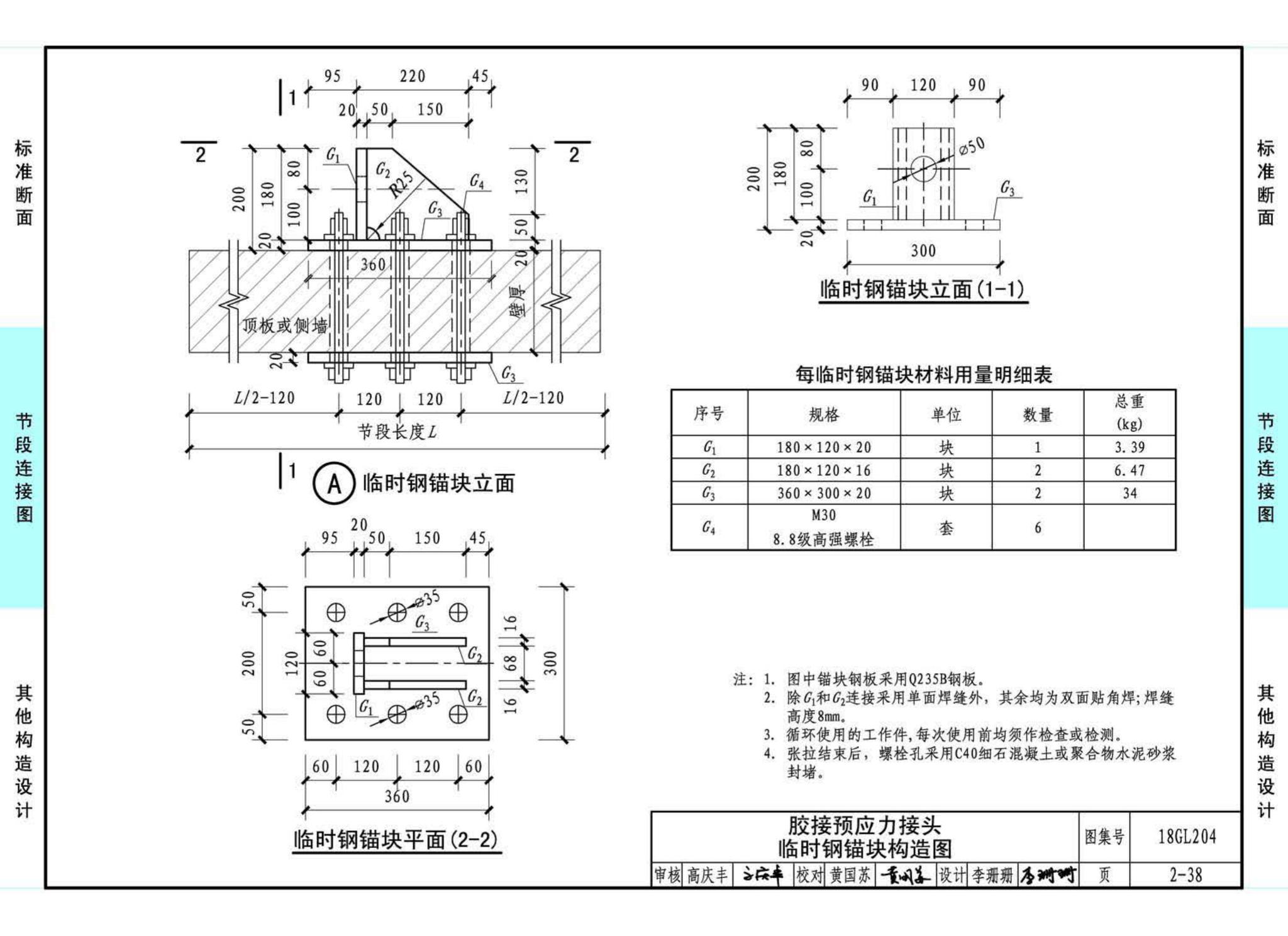 18GL204--预制混凝土综合管廊