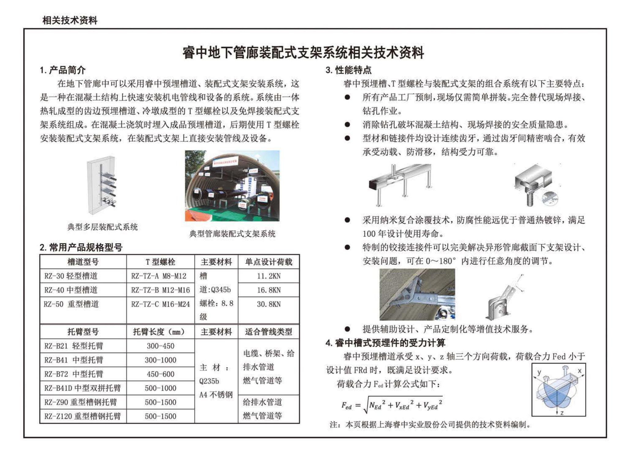 18GL204--预制混凝土综合管廊