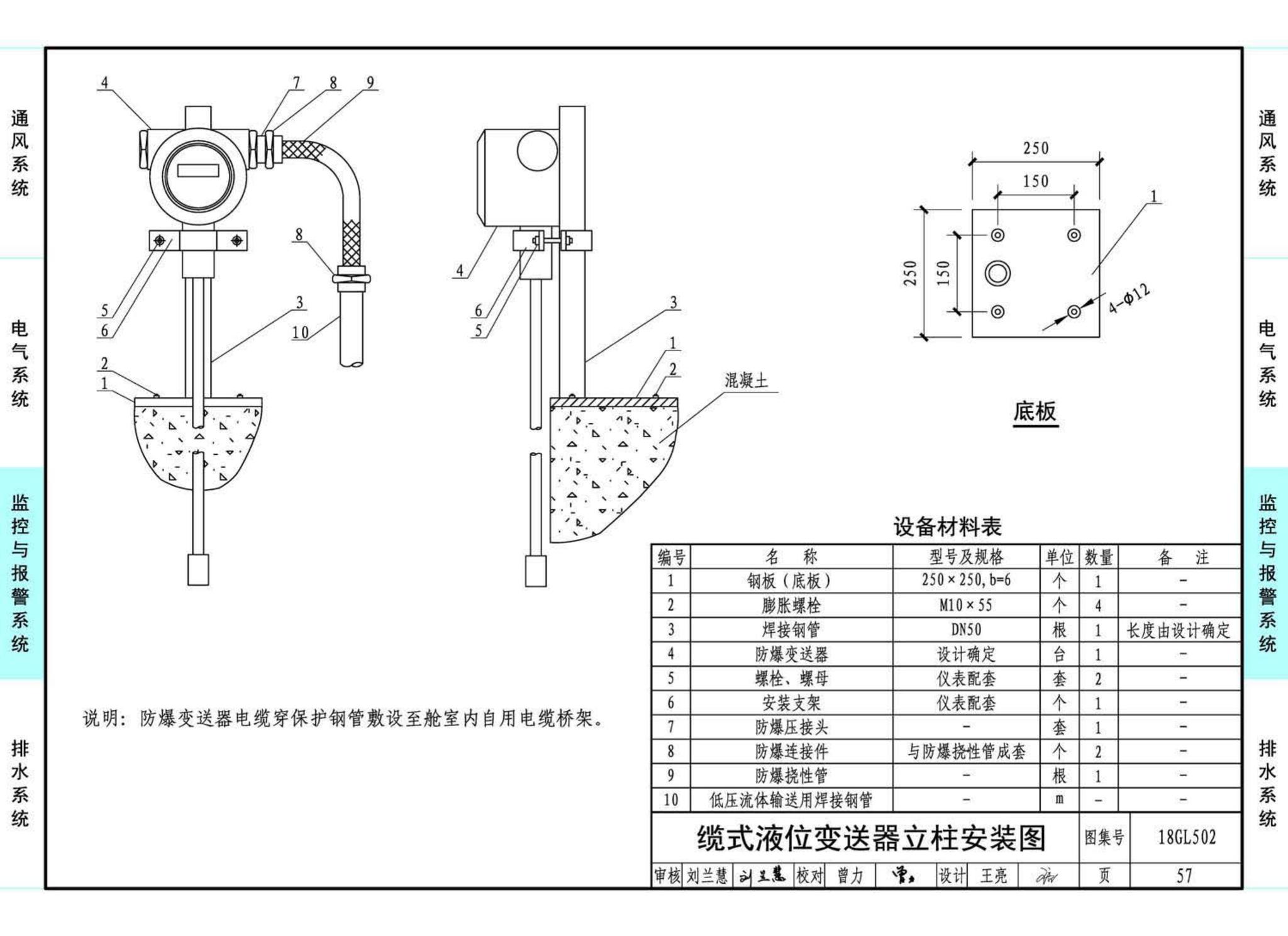 18GL502--综合管廊燃气管道舱室配套设施设计与施工