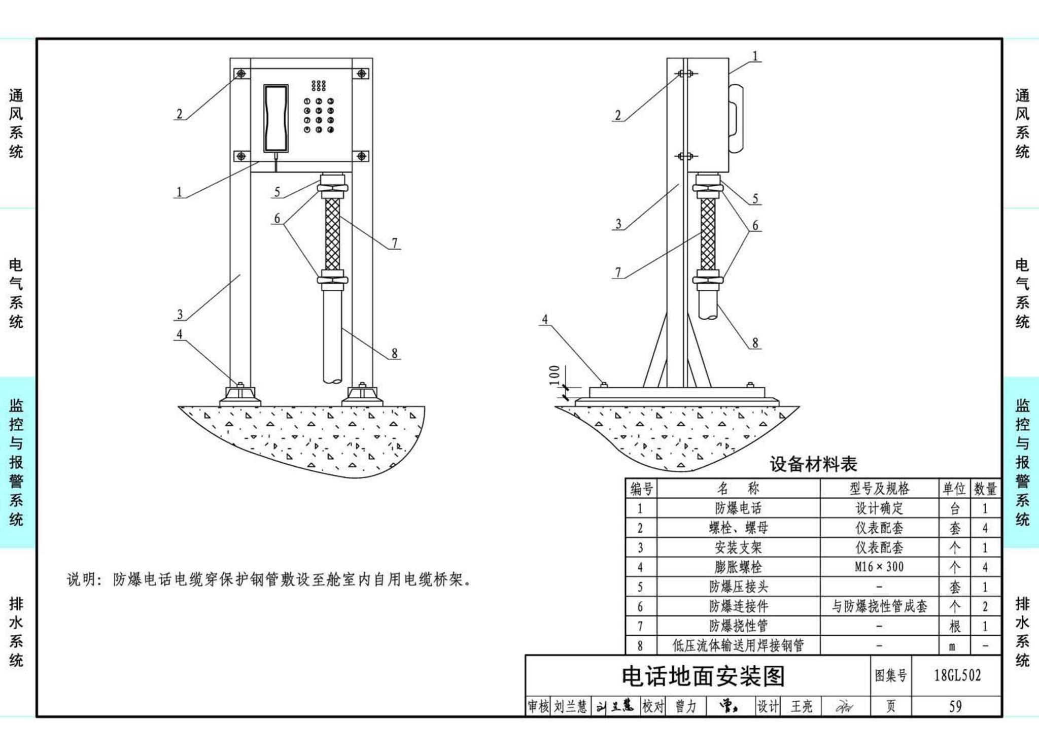 18GL502--综合管廊燃气管道舱室配套设施设计与施工