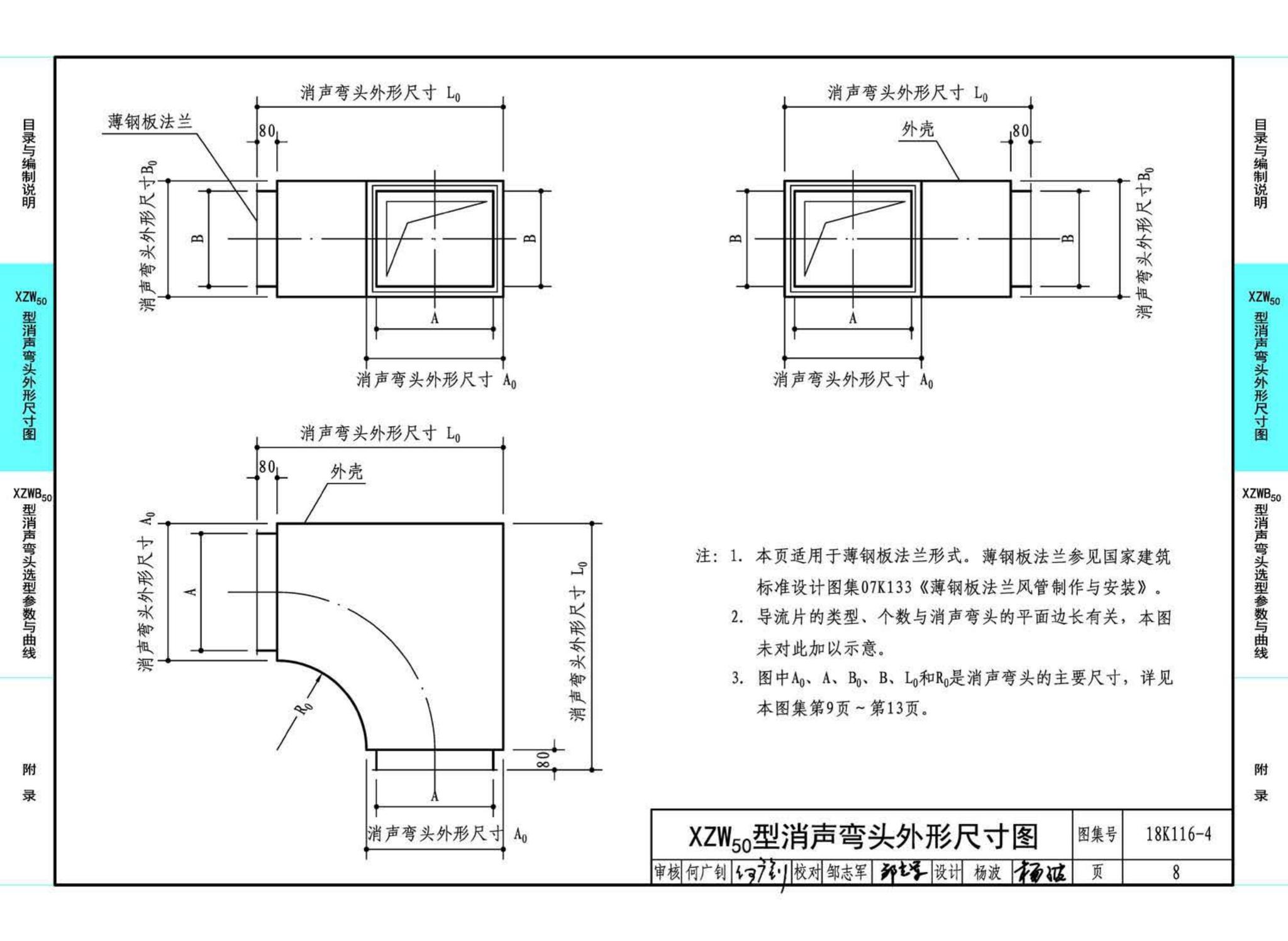 18K116-4--XZW50型消声弯头选用与制作