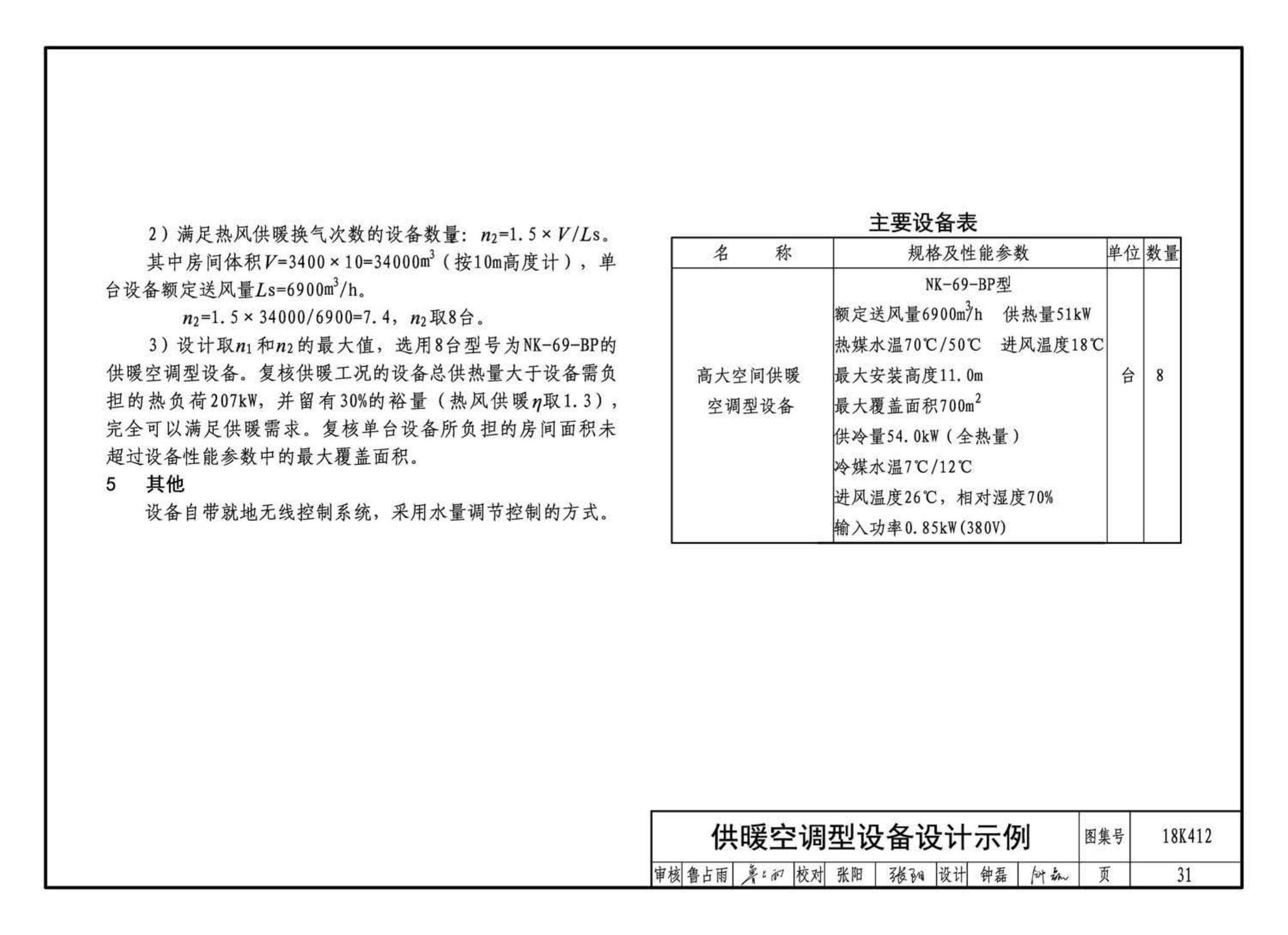 18K412--高大空间供暖(空调)设备选用与安装——垂直送风型