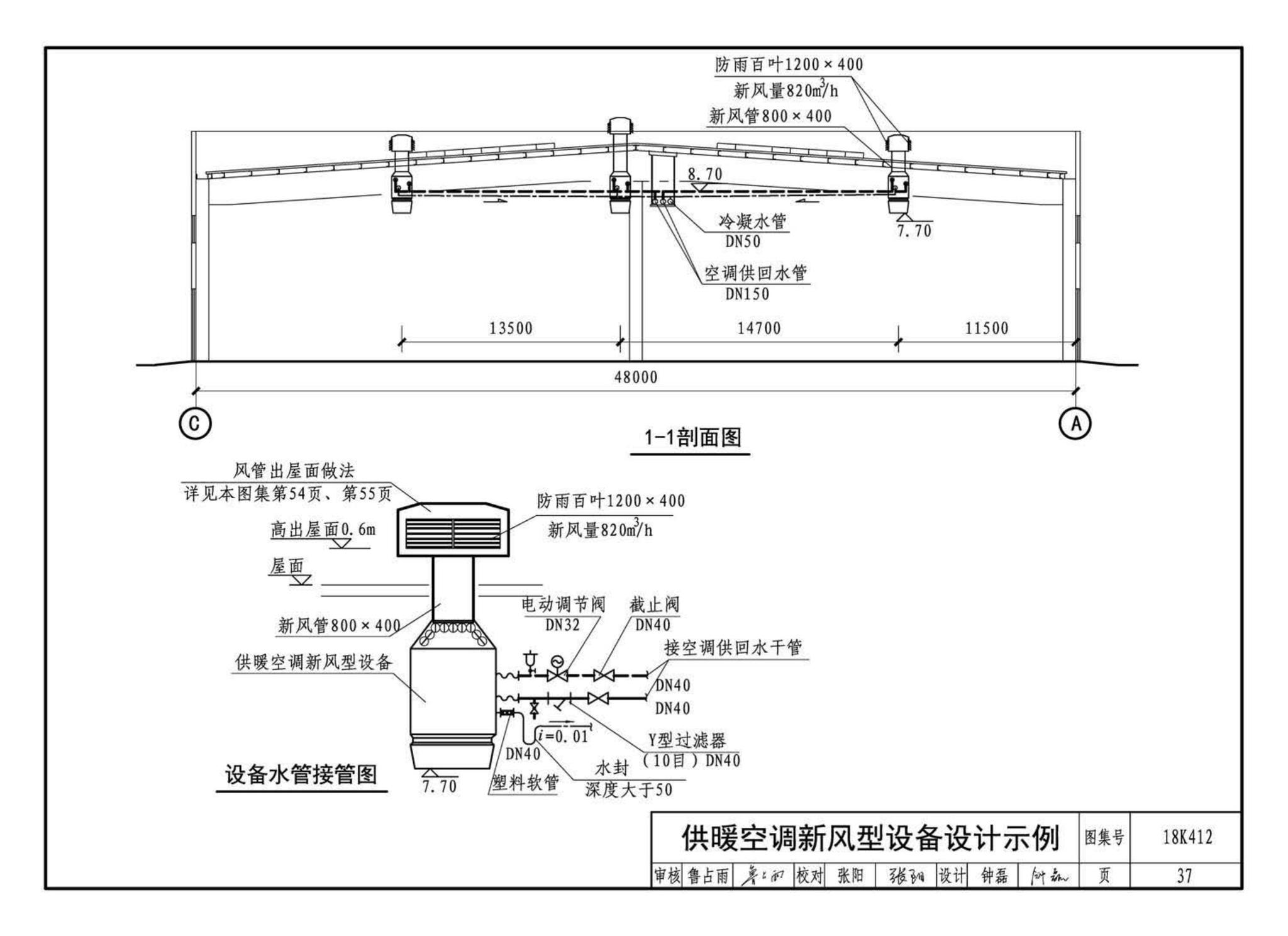 18K412--高大空间供暖(空调)设备选用与安装——垂直送风型