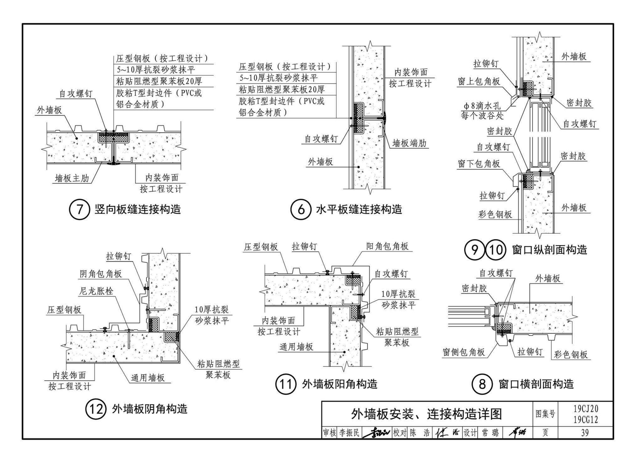 19CJ20、19CG12--钢骨架轻型板