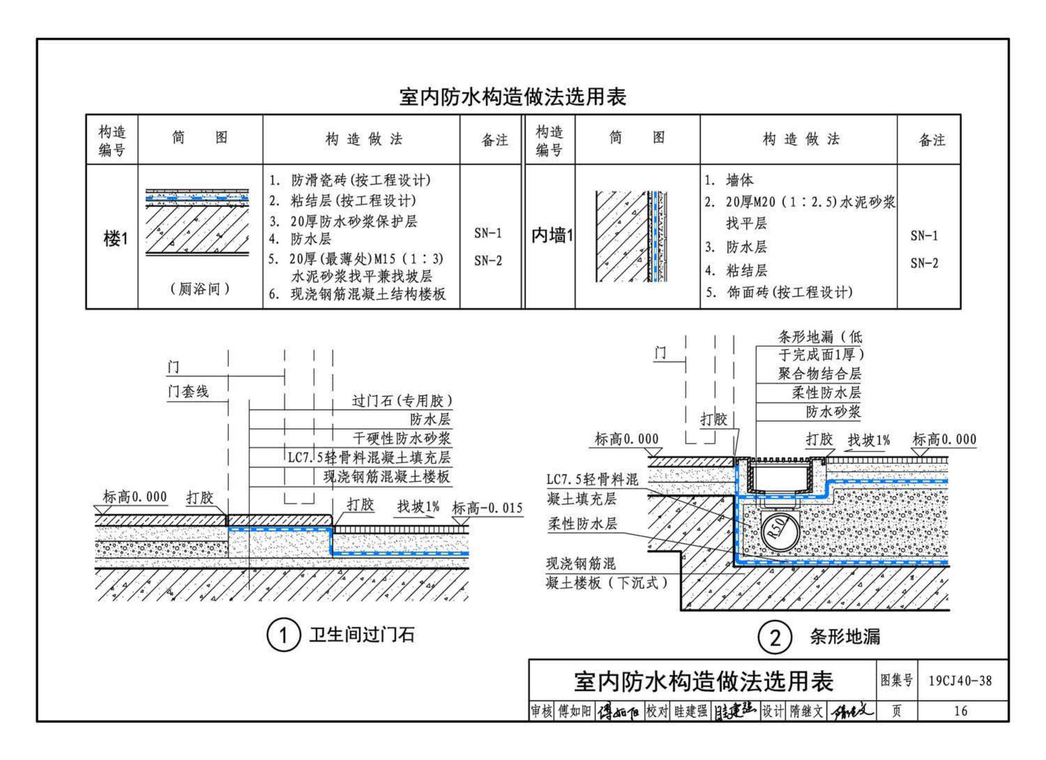 19CJ40-38--建筑防水系统构造（三十八）