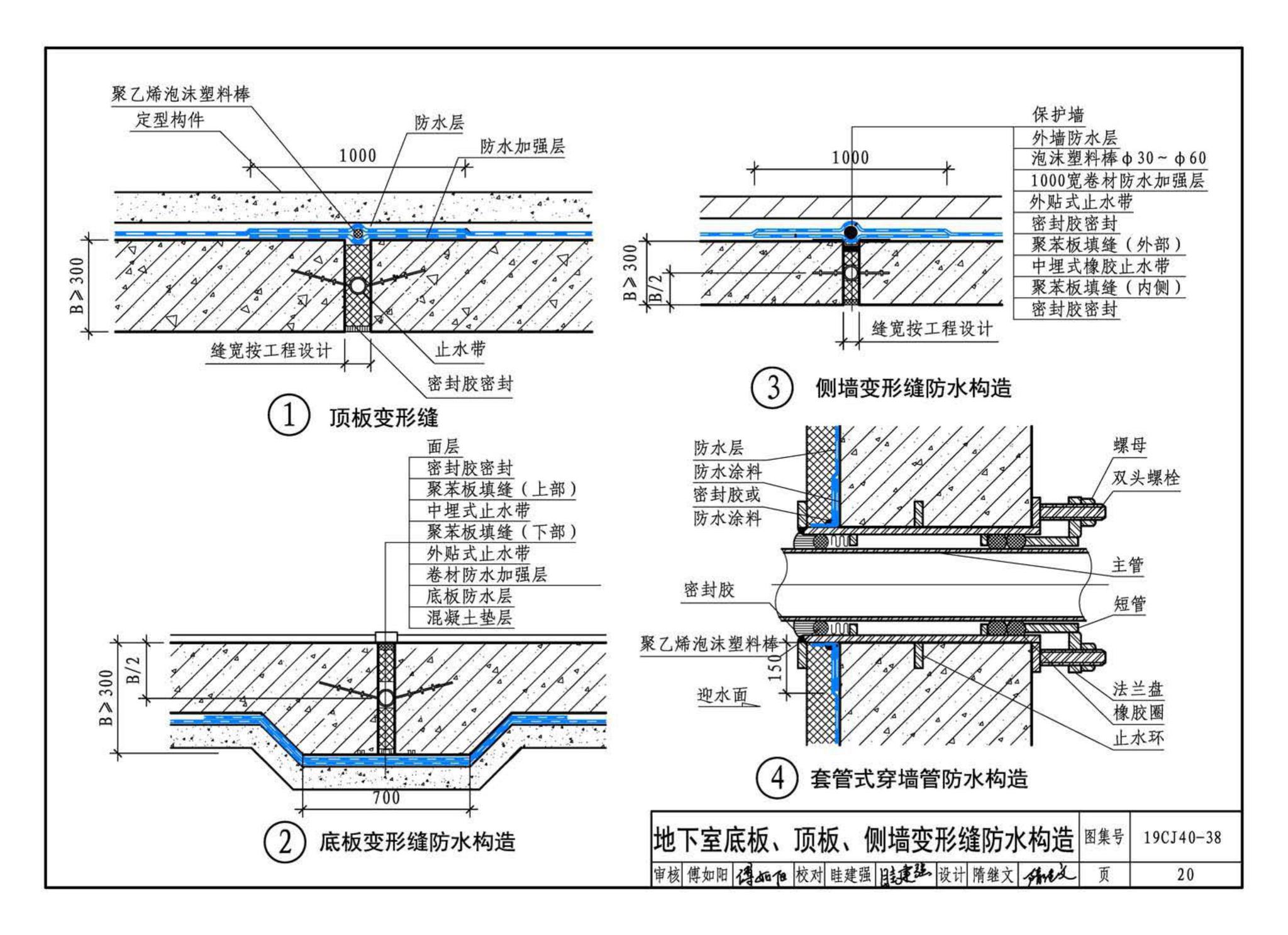 19CJ40-38--建筑防水系统构造（三十八）