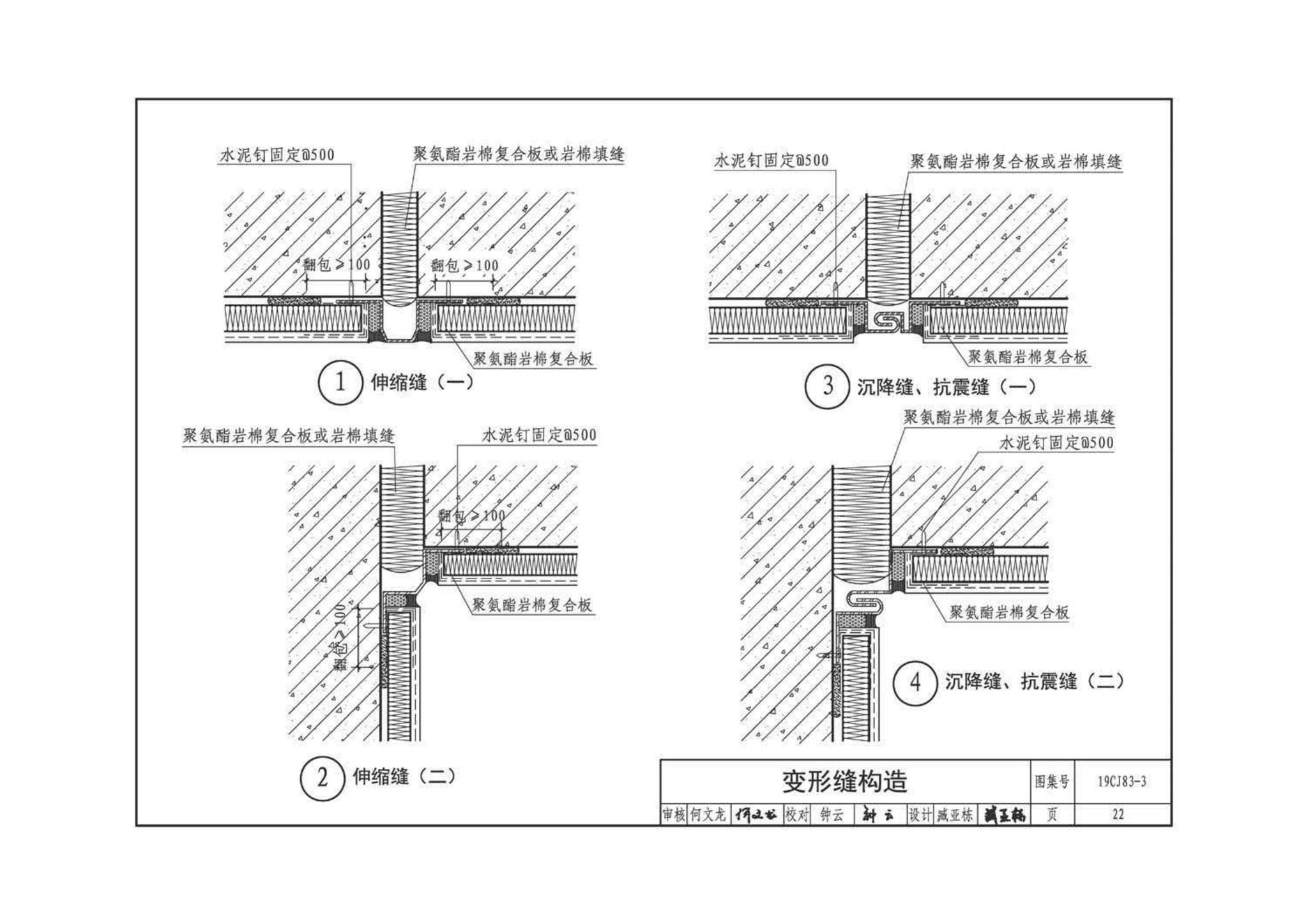 19CJ83-3--外墙外保温系统建筑构造(三)——万华聚氨酯岩棉复合板保温系统