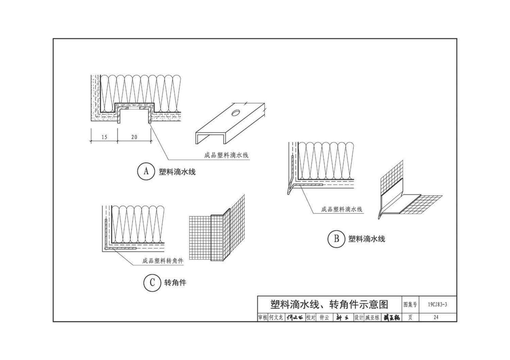 19CJ83-3--外墙外保温系统建筑构造(三)——万华聚氨酯岩棉复合板保温系统