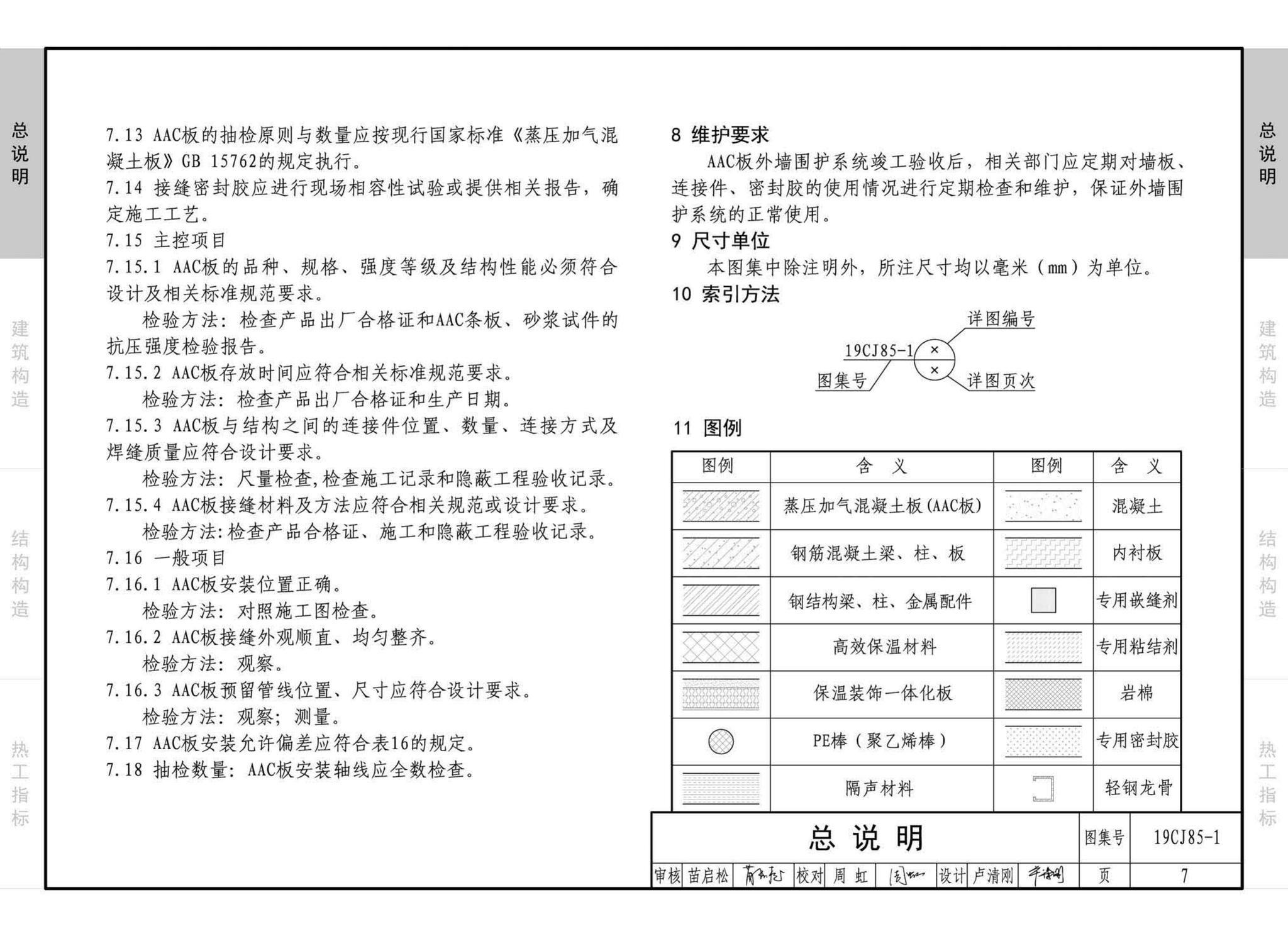 19CJ85-1--装配式建筑蒸压加气混凝土板围护系统