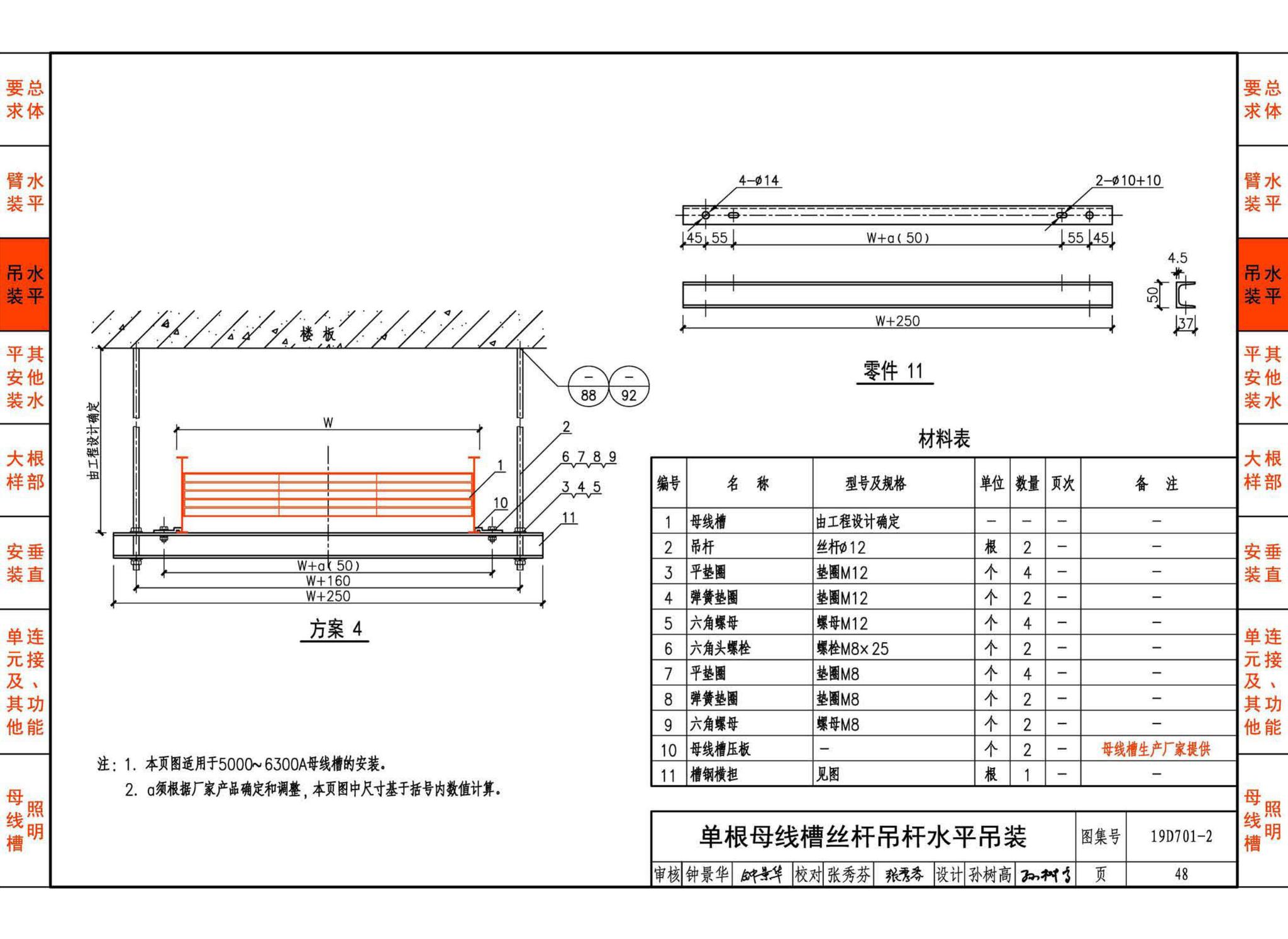 19D701-2--母线槽安装