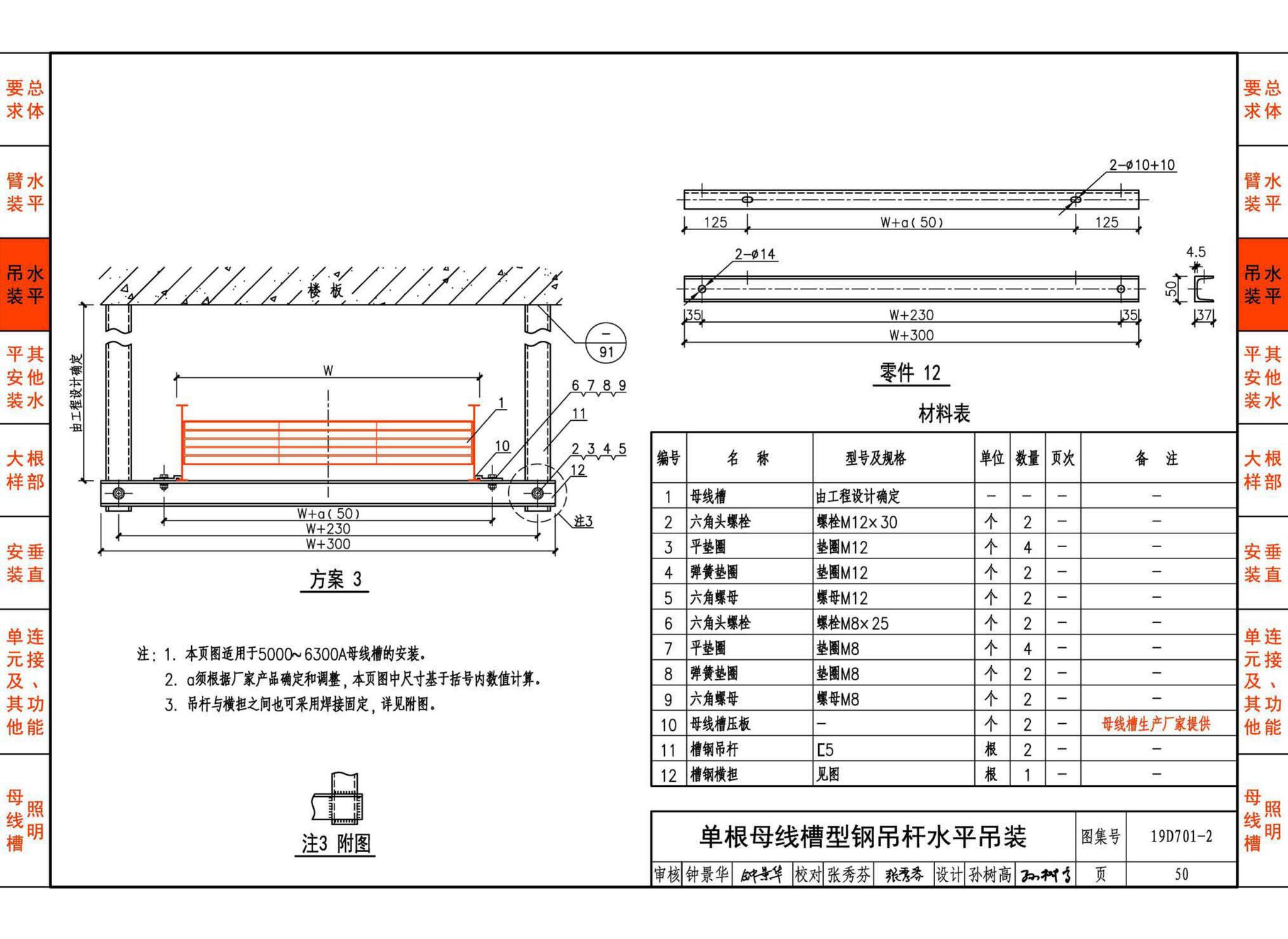 19D701-2--母线槽安装