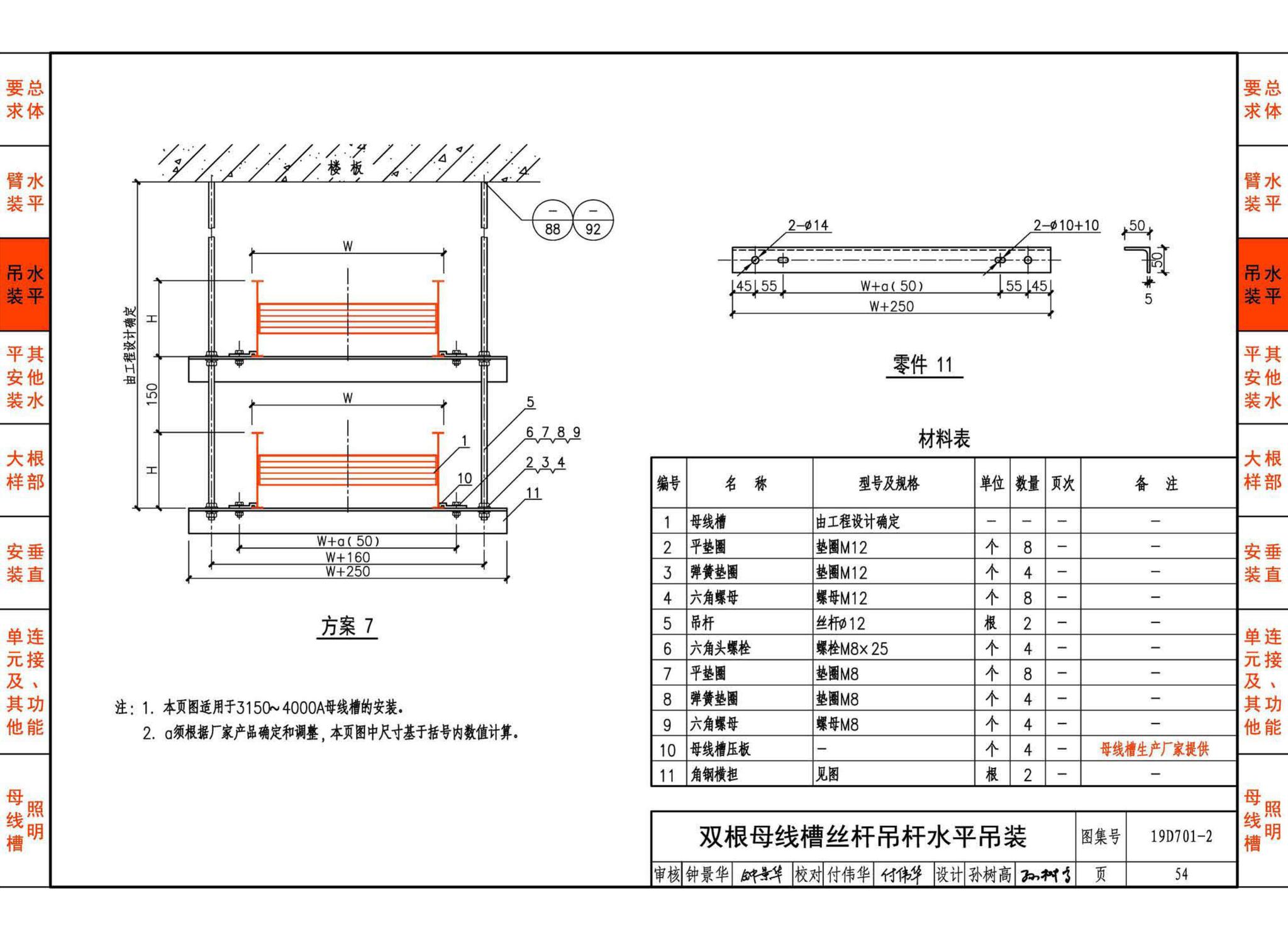 19D701-2--母线槽安装