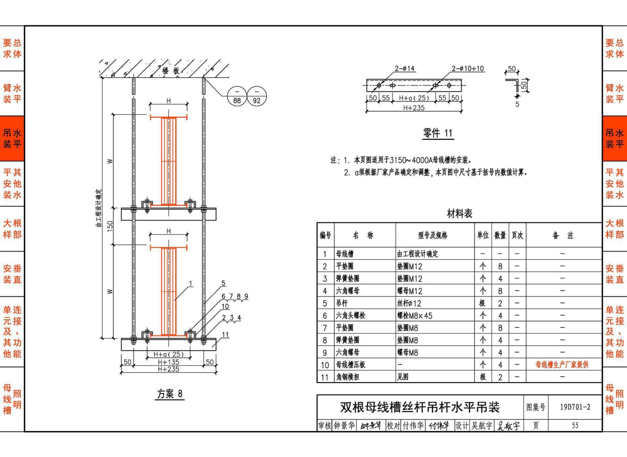 19D701-2--母线槽安装