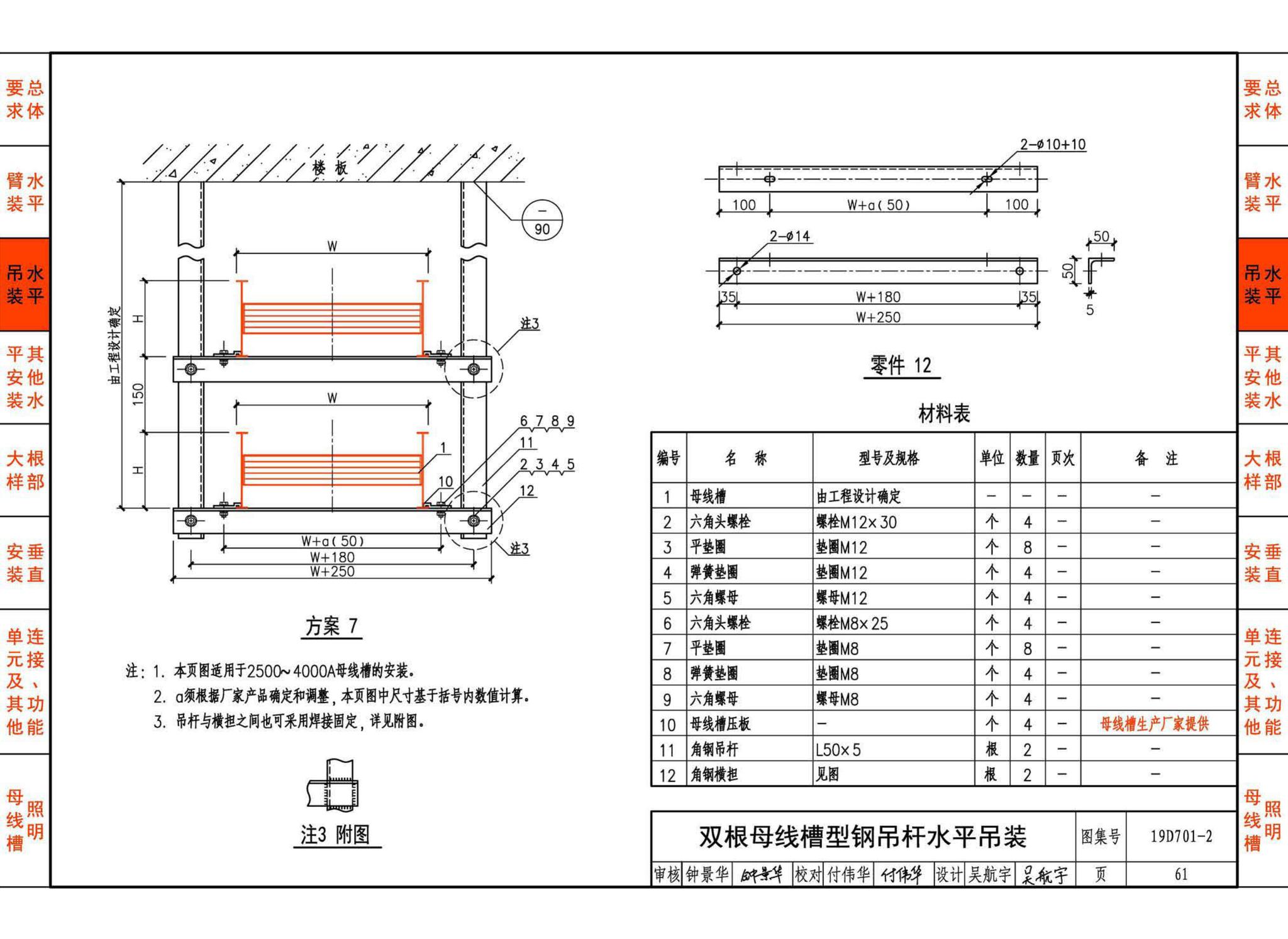 19D701-2--母线槽安装