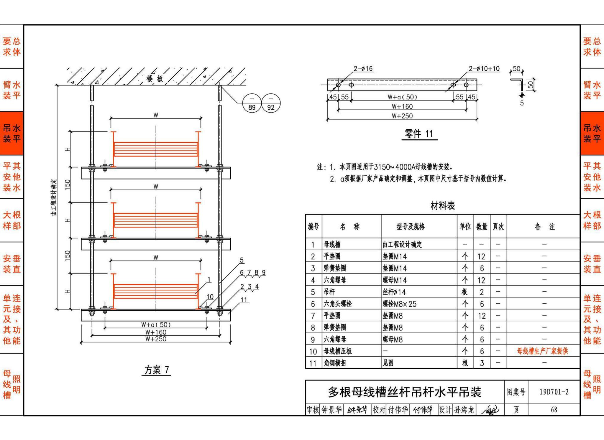 19D701-2--母线槽安装