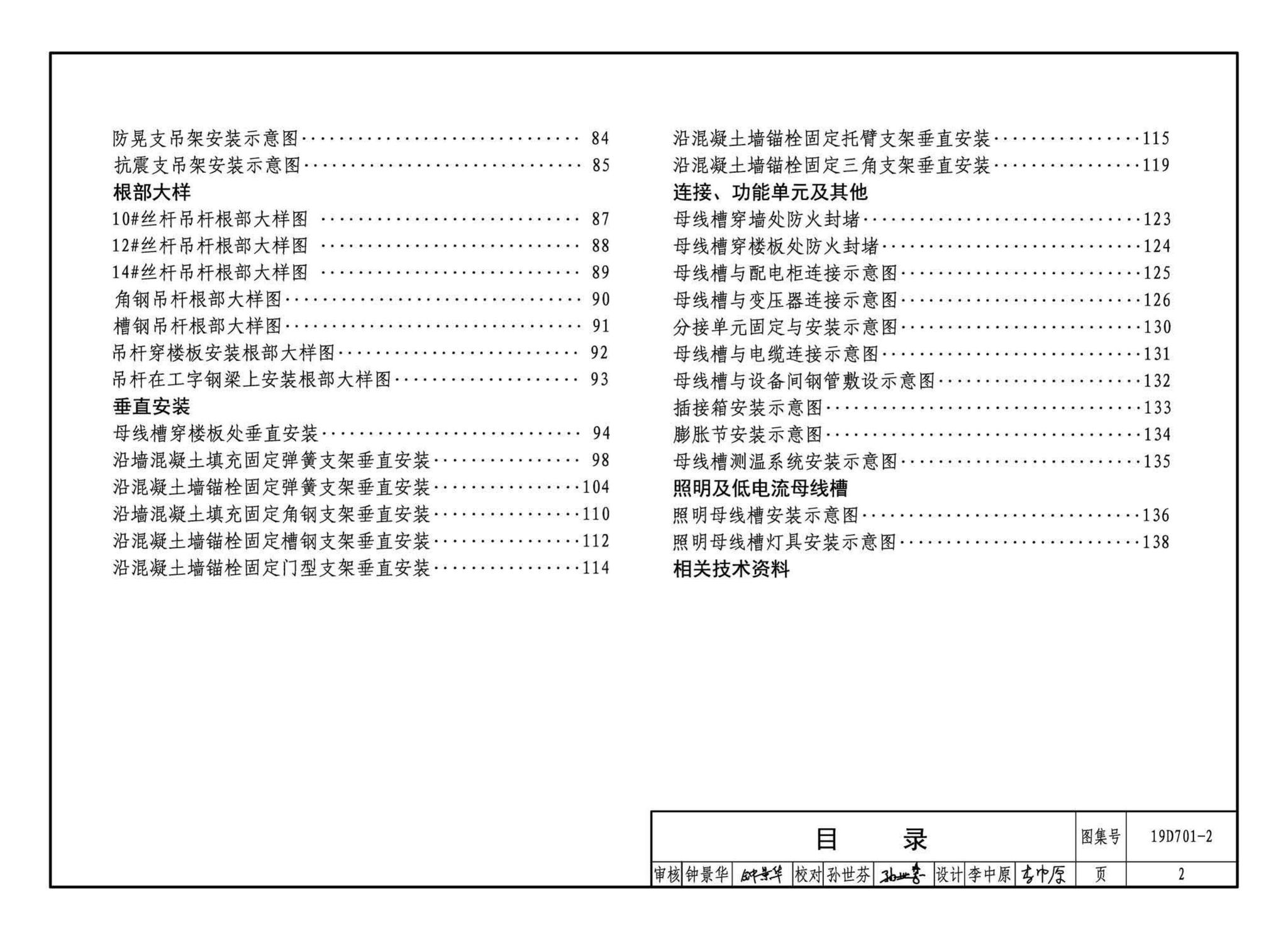 19D701-2--母线槽安装